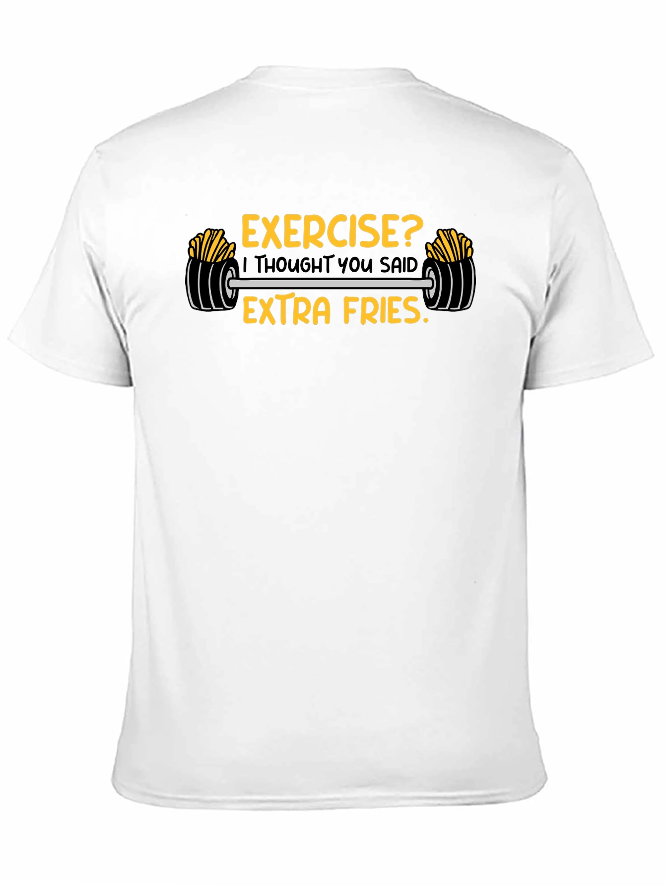 Funny Extra Fries Graphic T-Shirt