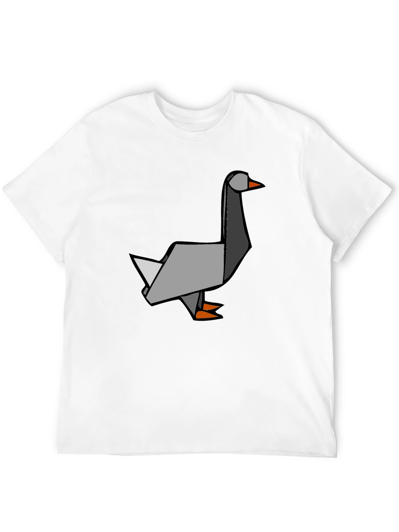 Origami Goose Graphic Tee - Unique Style