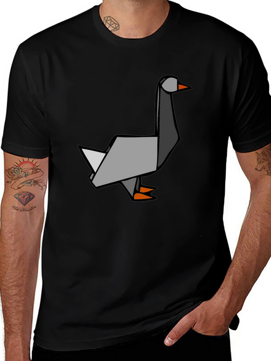 Origami Goose Graphic Tee - Unique Style