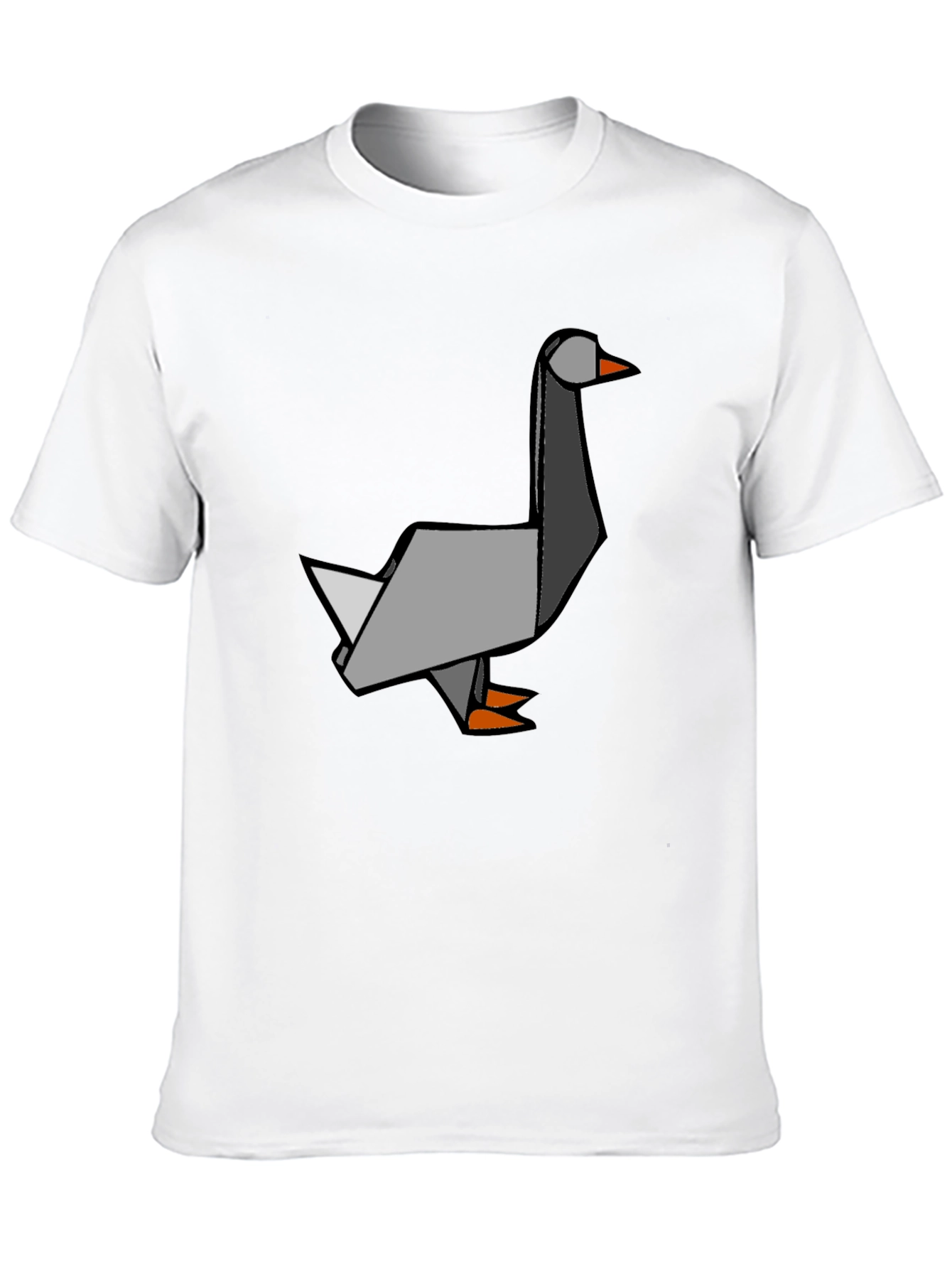 Origami Goose Graphic Tee - Unique Style