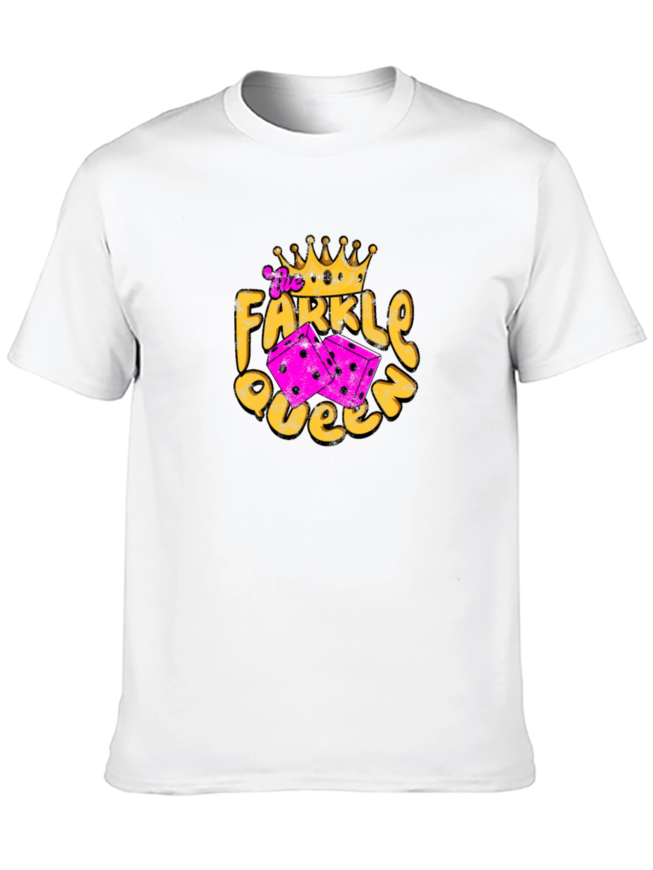 Farkle Queen Graphic Tee - Dice Game Shirt