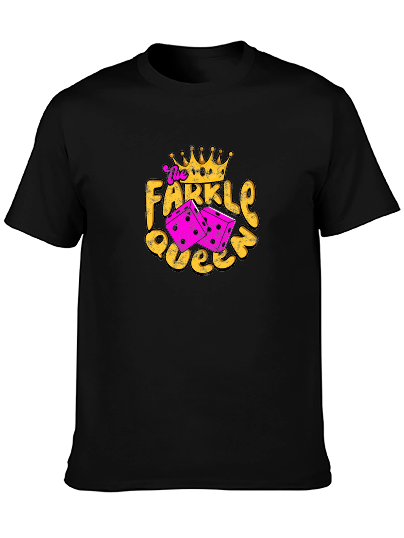 Farkle Queen Graphic Tee - Dice Game Shirt