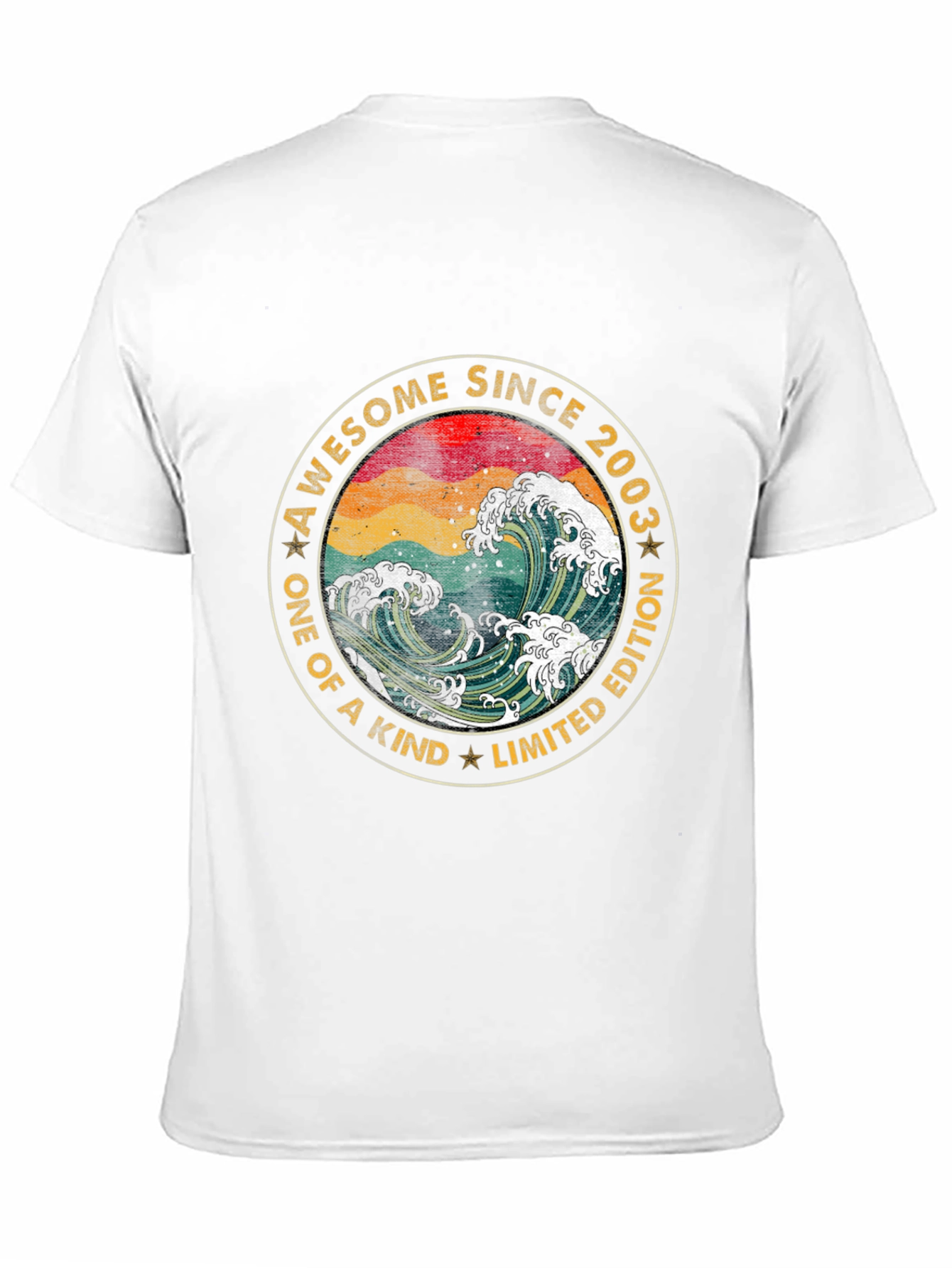 Awesome Since 2003 Limited Edition Wave T-Shirt