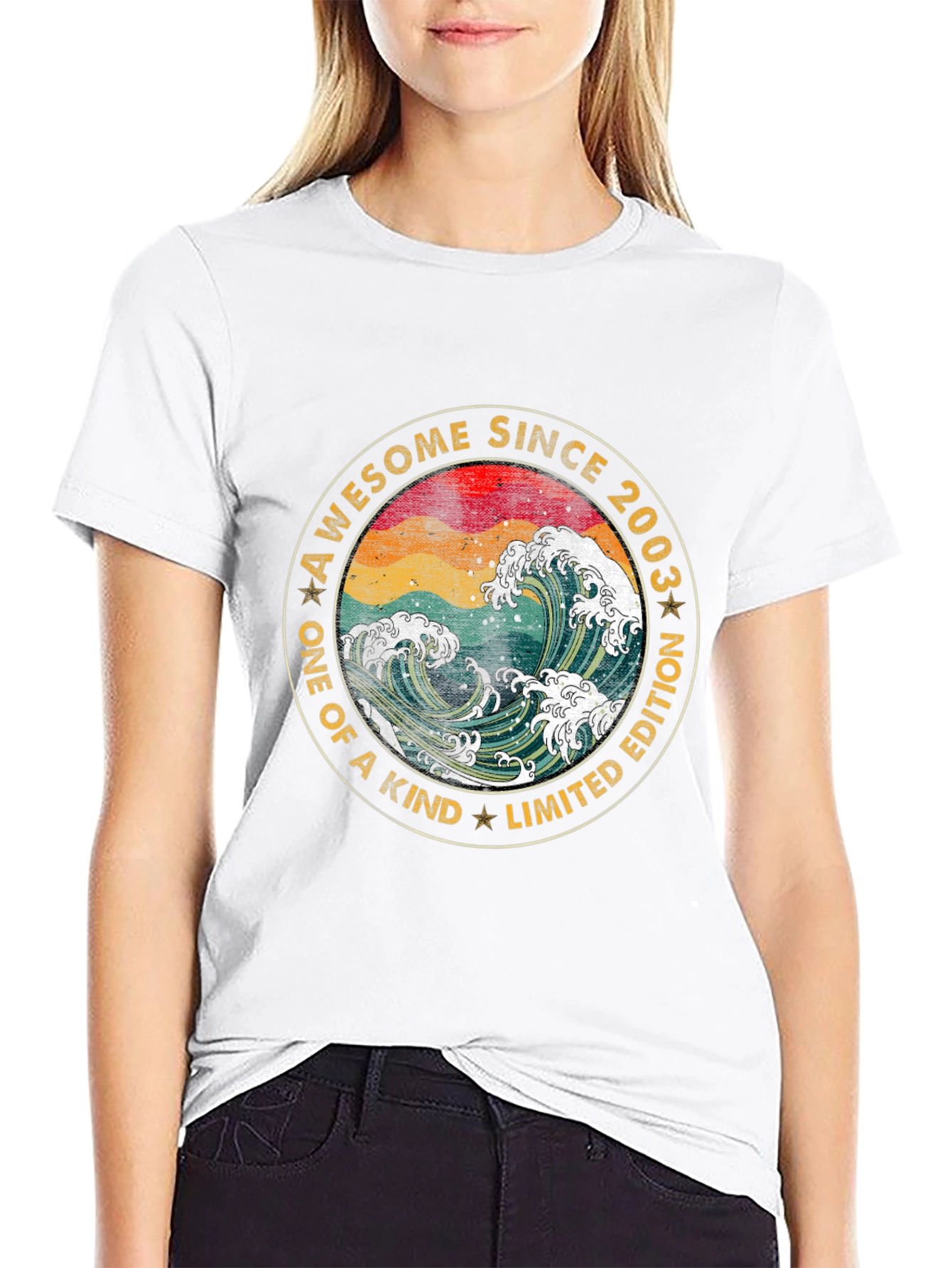 Awesome Since 2003 Limited Edition Wave T-Shirt
