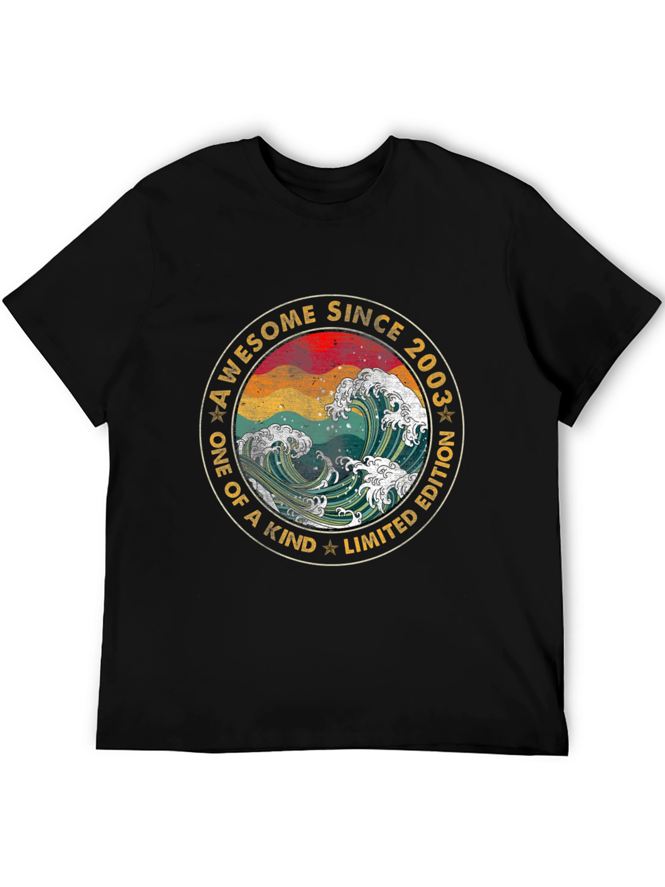 Awesome Since 2003 Limited Edition Wave T-Shirt
