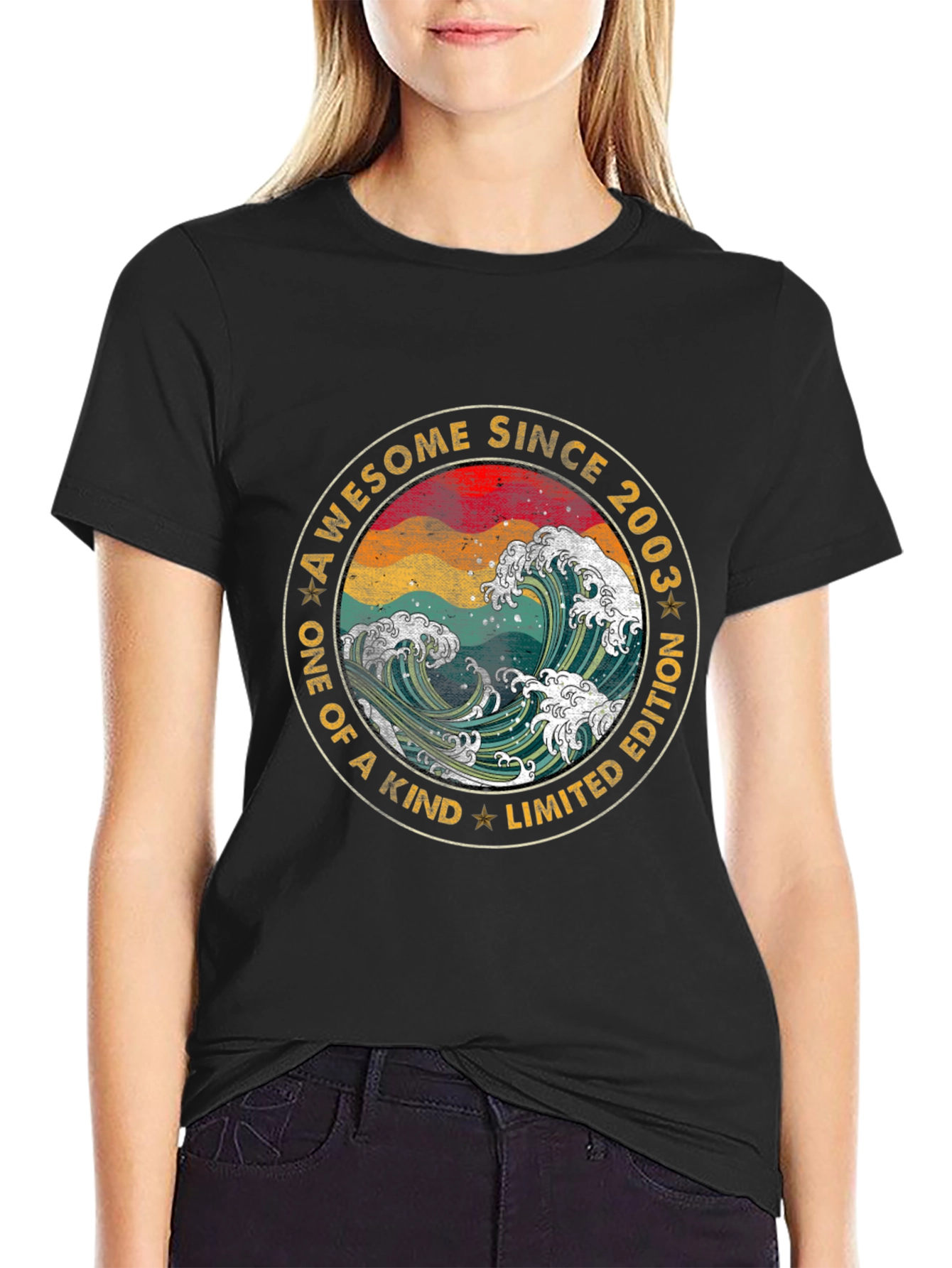 Awesome Since 2003 Limited Edition Wave T-Shirt