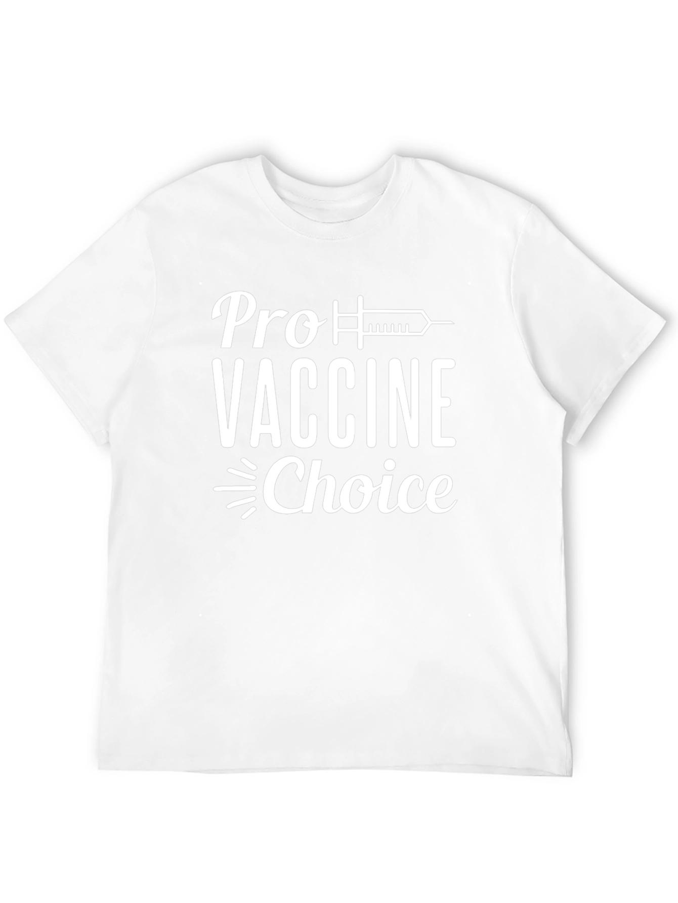 Pro Vaccine Choice Black T-Shirt
