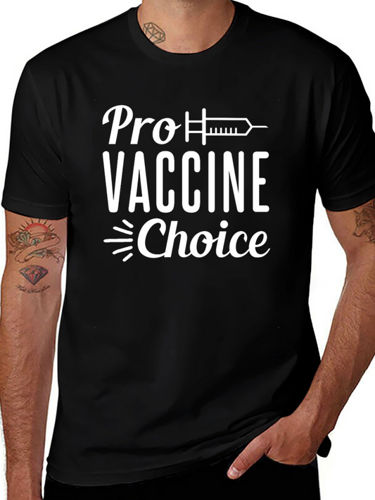 Pro Vaccine Choice Black T-Shirt