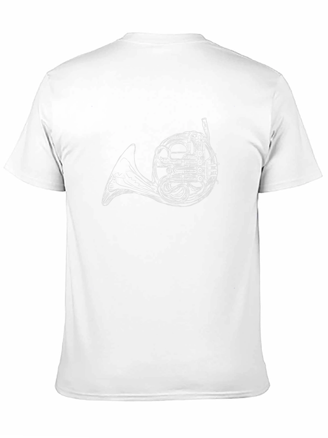 French Horn Graphic T-Shirt - Musicians Tee