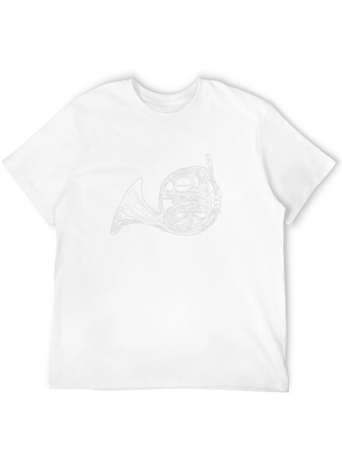 French Horn Graphic T-Shirt - Musicians Tee