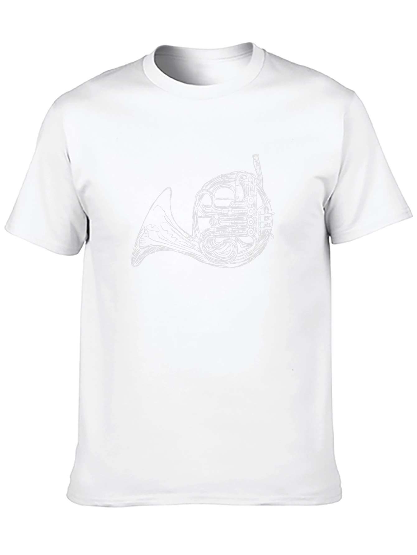 French Horn Graphic T-Shirt - Musicians Tee