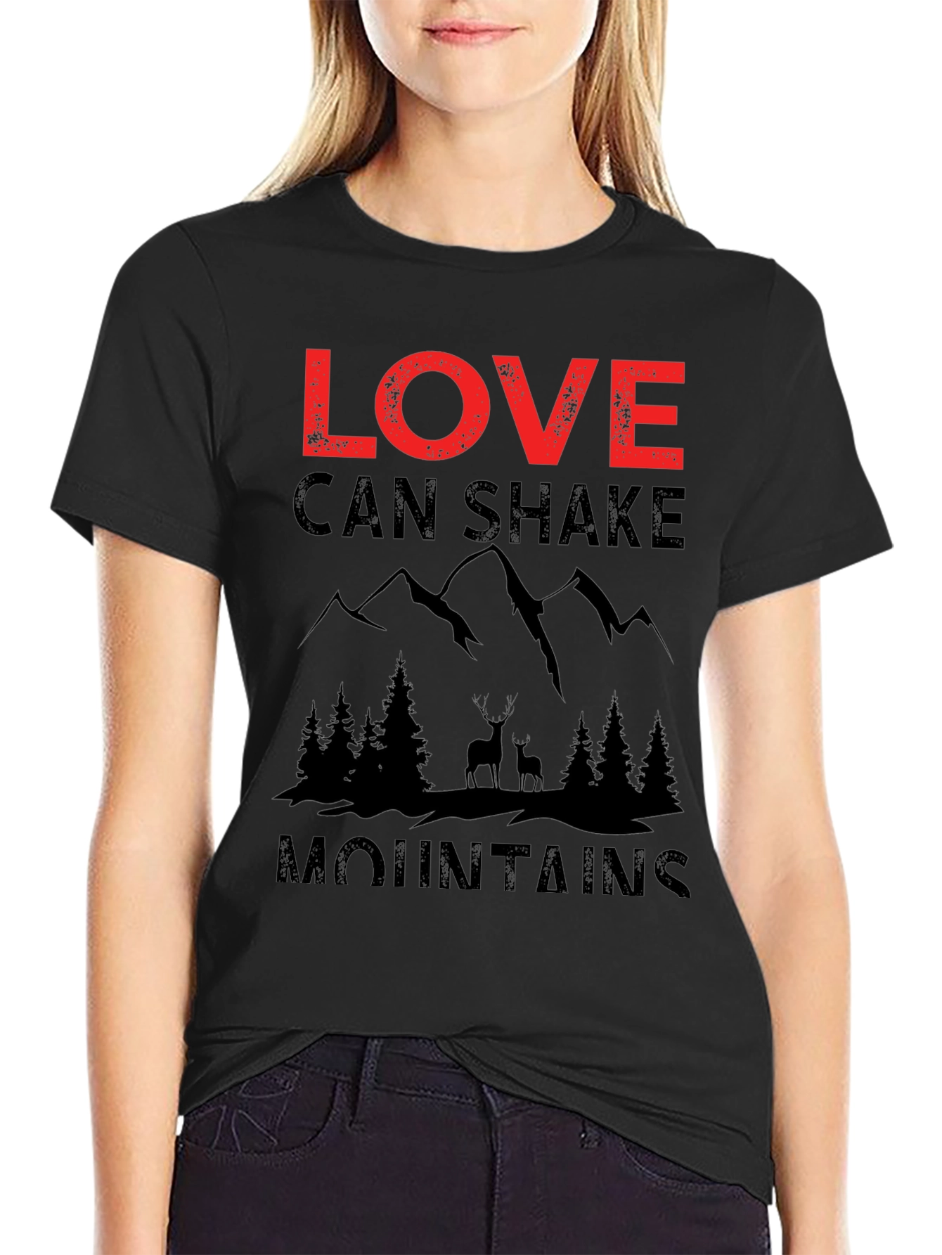 Love Can Shake Mountains Graphic Tee