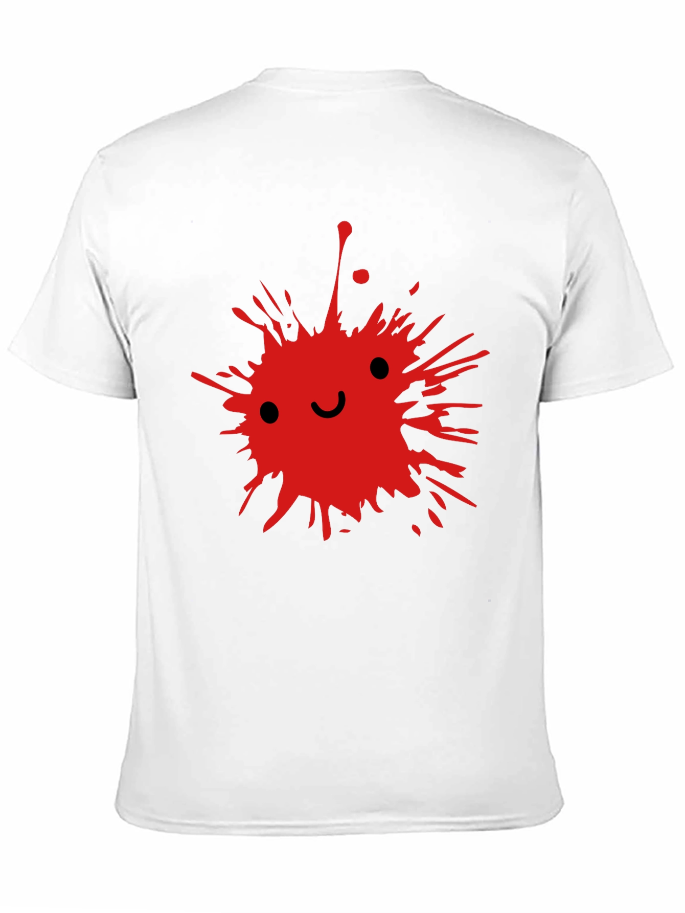 Red Splatter Smile T-Shirt | Edgy Smile Face Graphic Tee | Grunge Streetwear Shirt | Aesthetic Graphic Tee | Free Shipping $50+