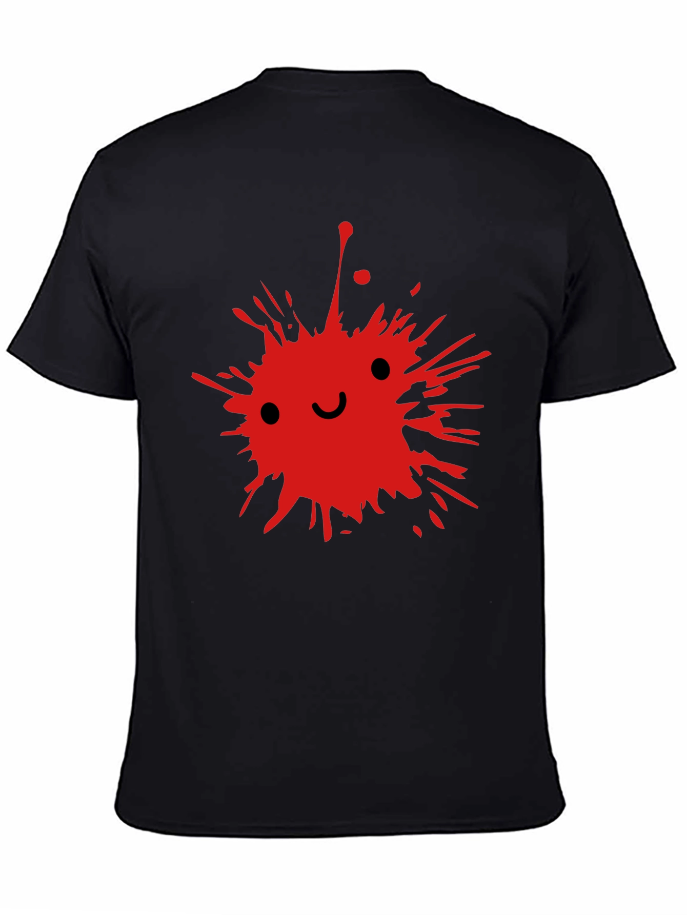 Red Splatter Smile T-Shirt | Edgy Smile Face Graphic Tee | Grunge Streetwear Shirt | Aesthetic Graphic Tee | Free Shipping $50+