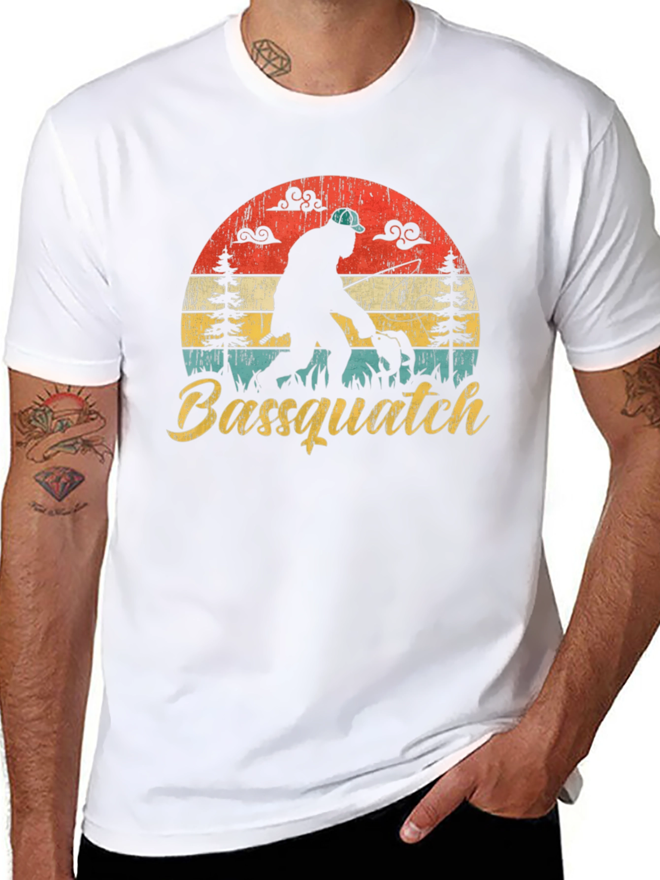 Bassquatch Fishing T-Shirt