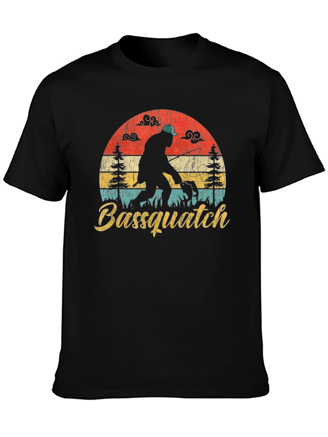 Bassquatch Fishing T-Shirt