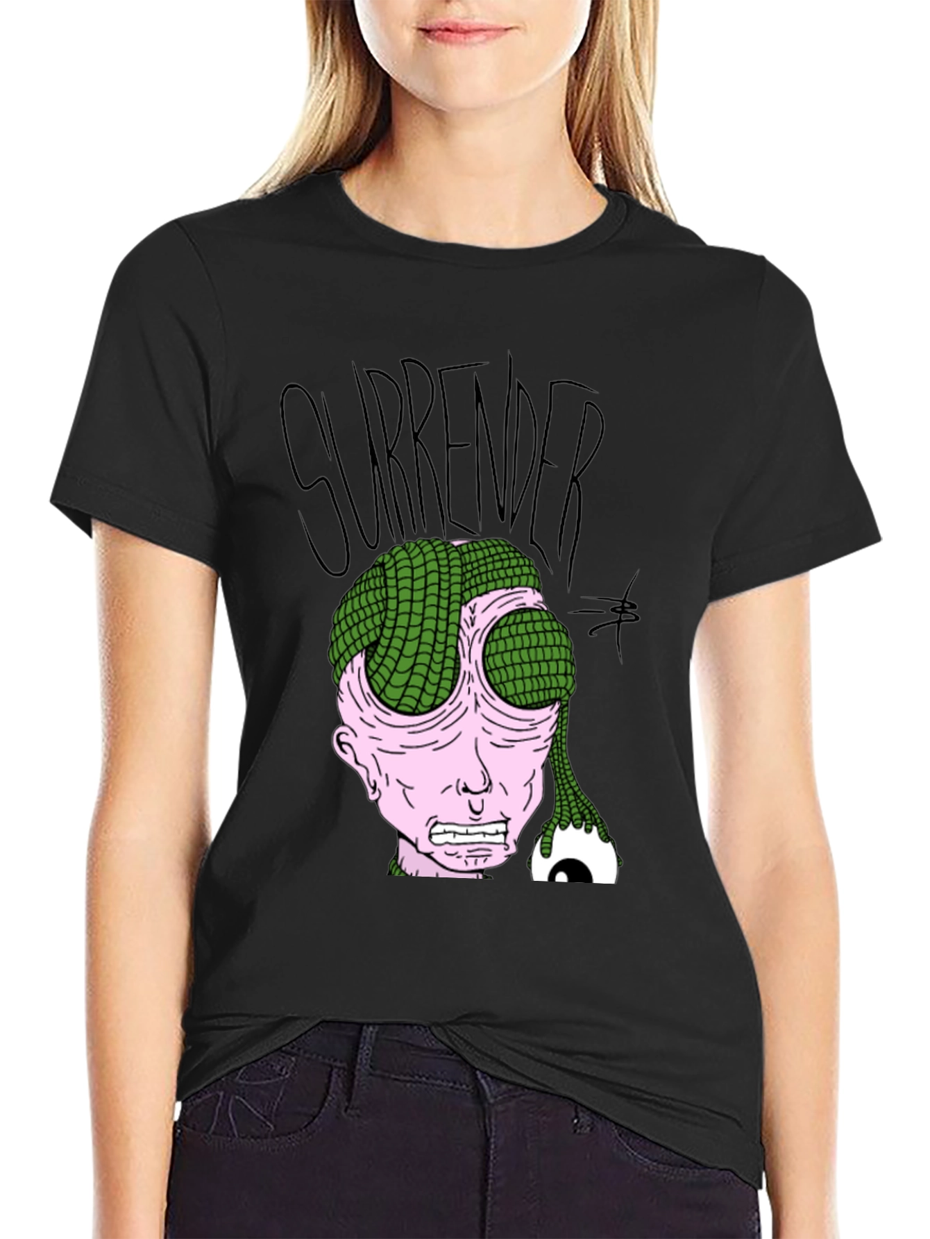 Surrender Graphic Print T-Shirt