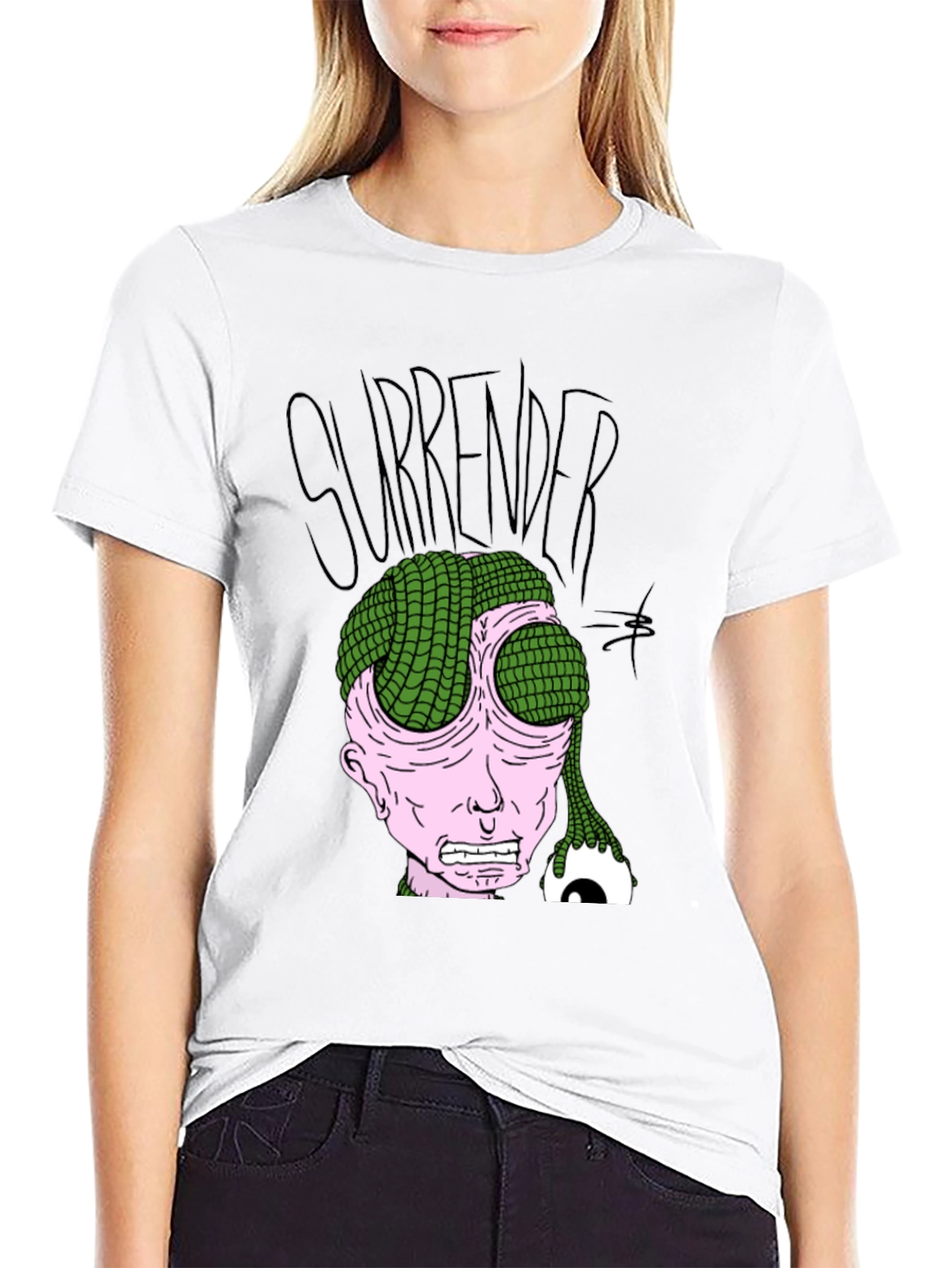 Surrender Graphic Print T-Shirt