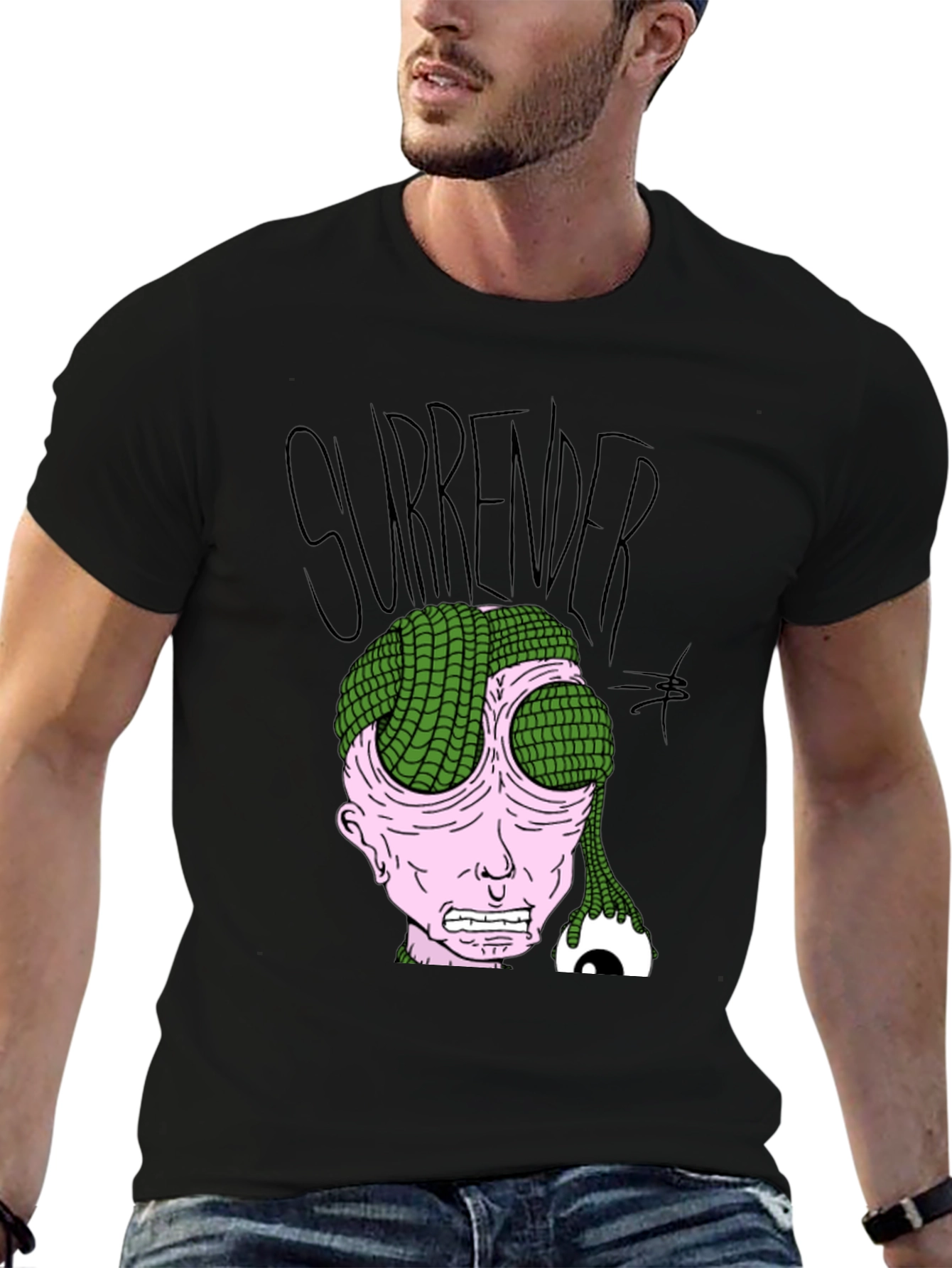 Surrender Graphic Print T-Shirt
