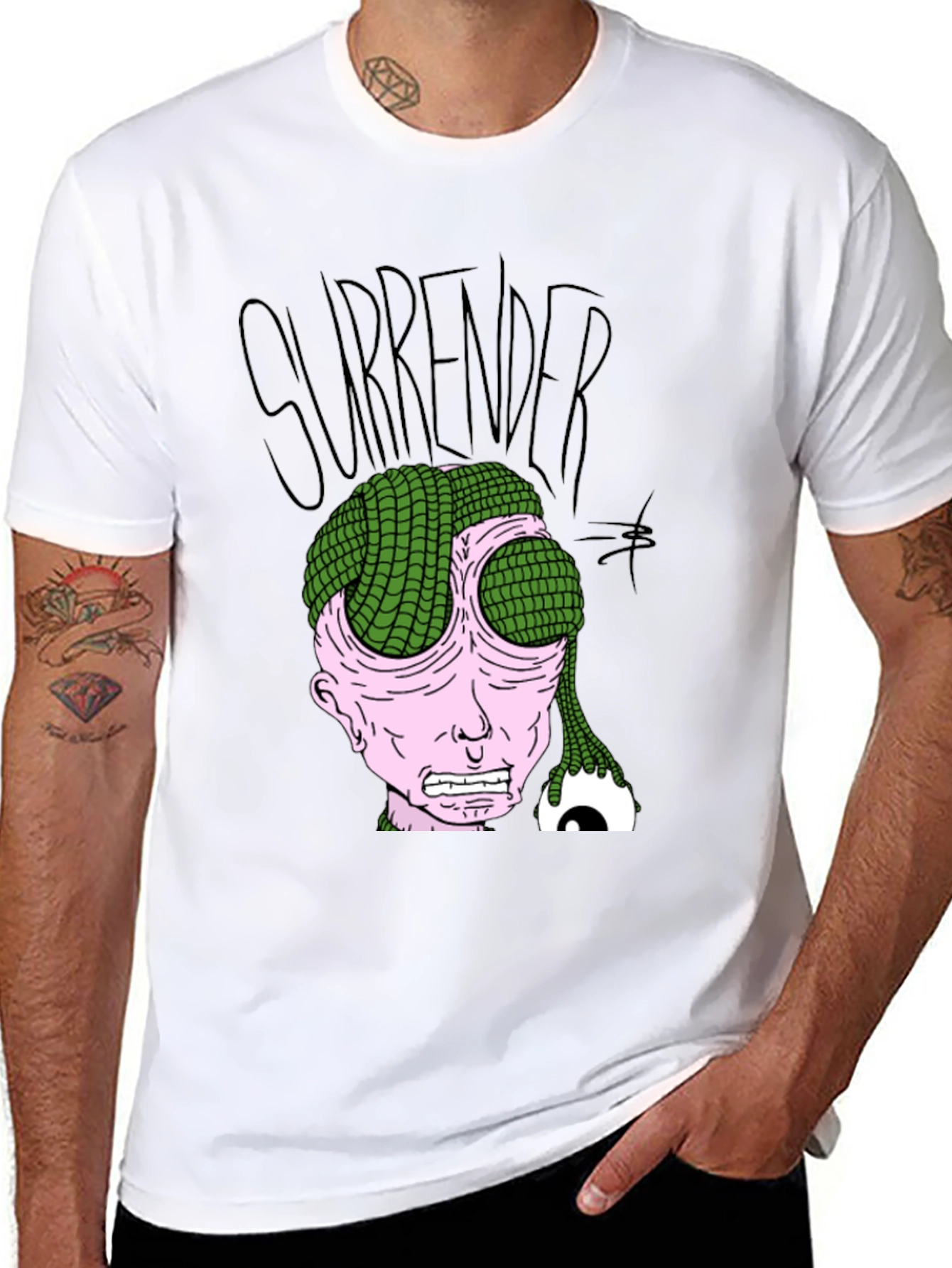 Surrender Graphic Print T-Shirt