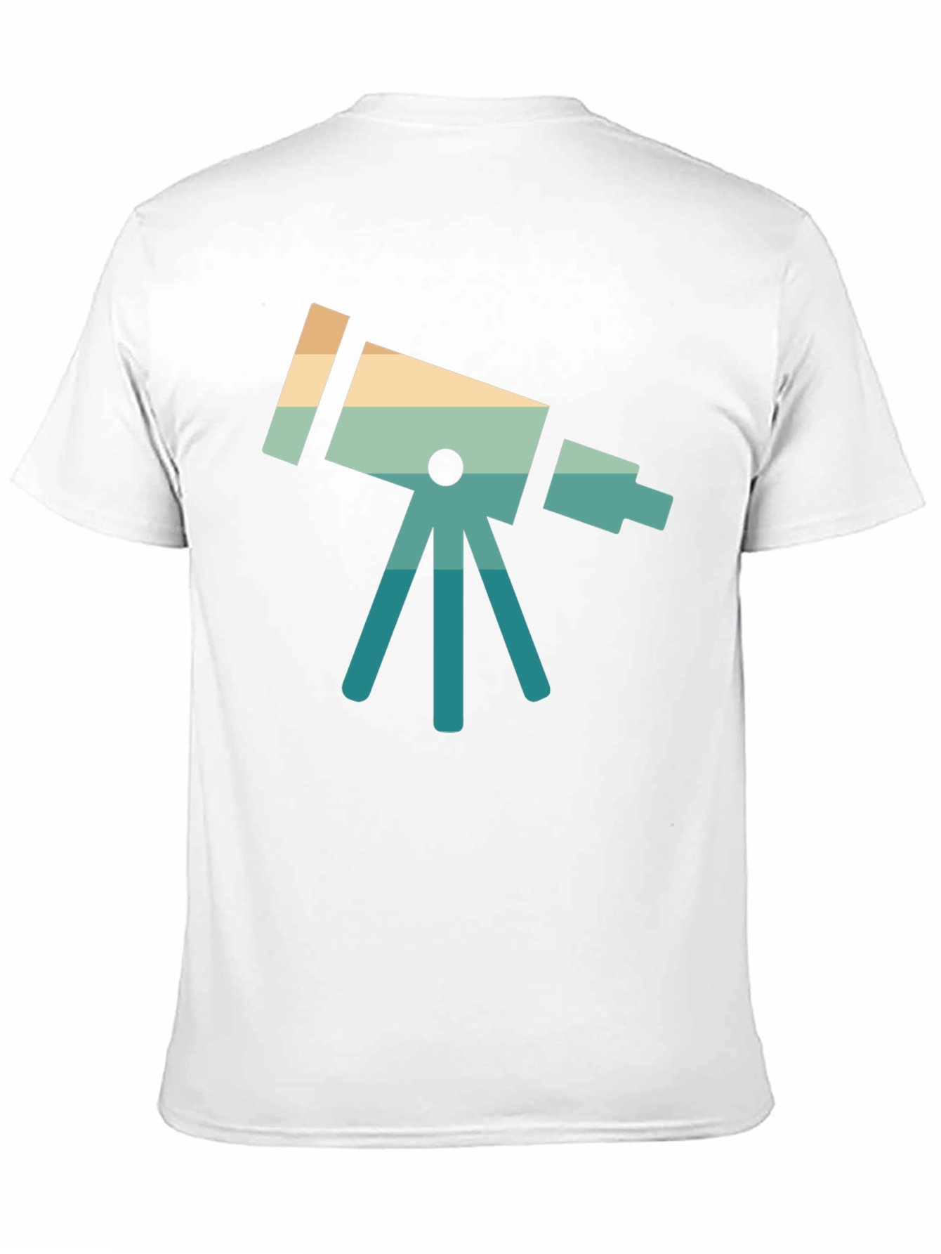 Retro Telescope Graphic Tee - Space Lover Gift