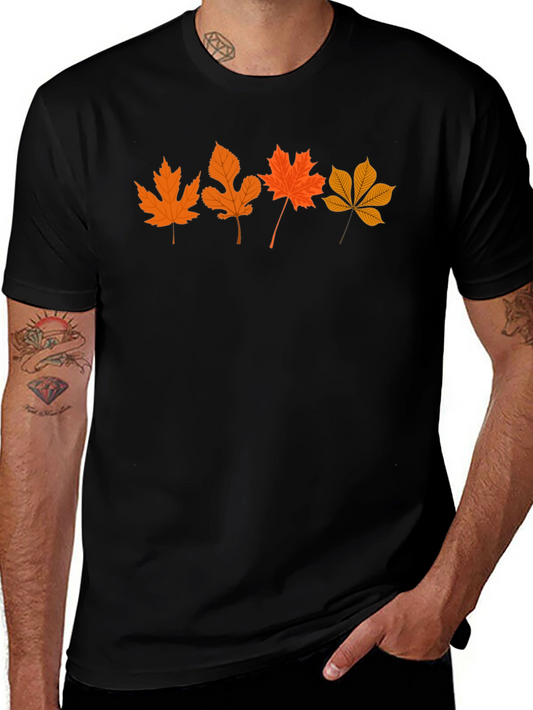 Autumn Leaves T-Shirt - Stylish Fall Design