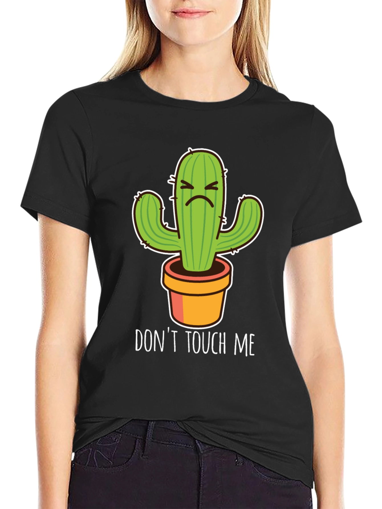 Dont Touch Me Cactus T-Shirt - Funny Graphic Tee