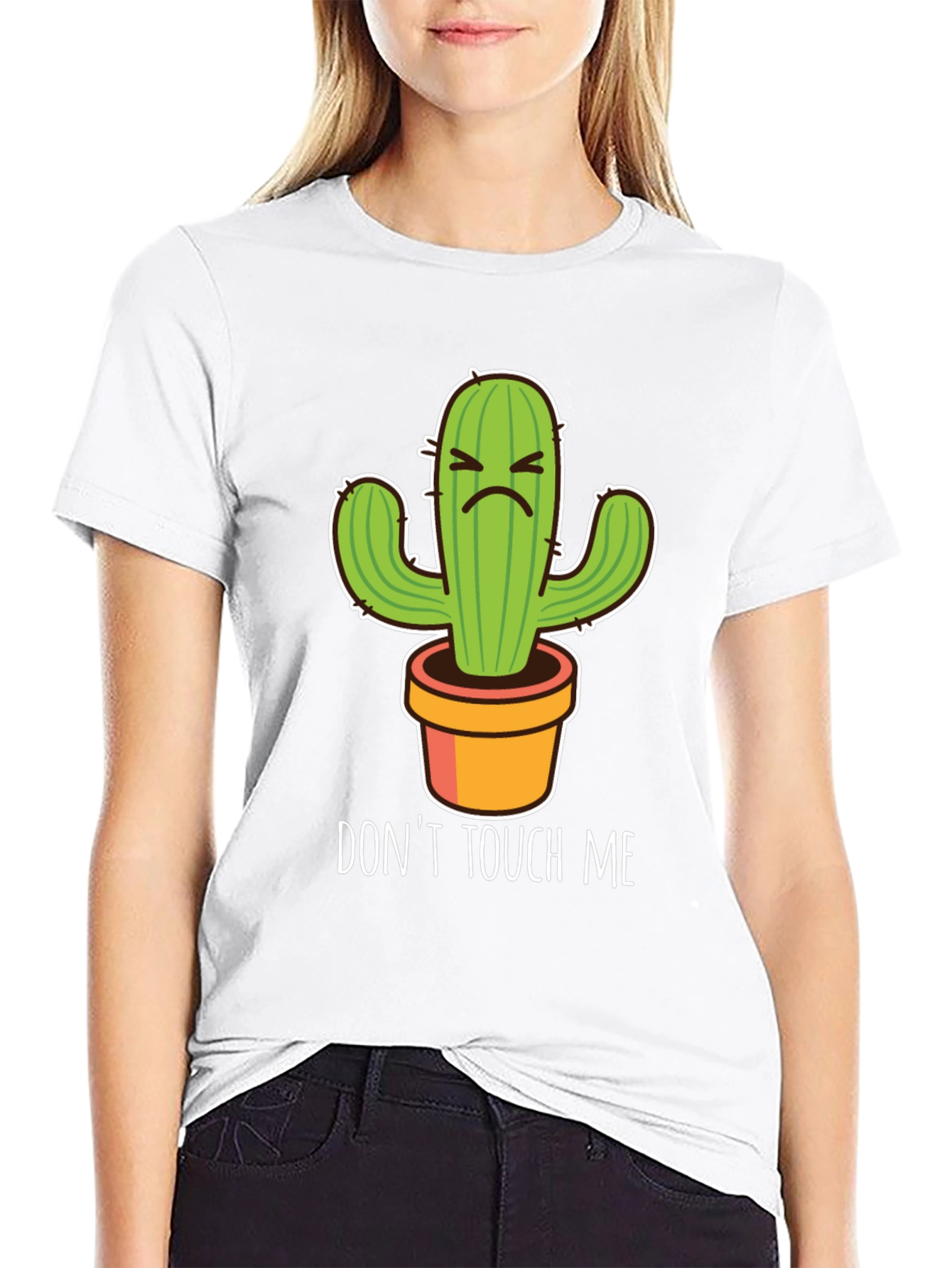 Dont Touch Me Cactus T-Shirt - Funny Graphic Tee