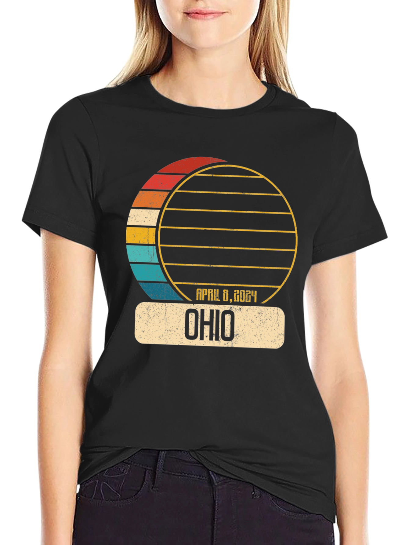 Ohio April 8 2024 Eclipse T-Shirt