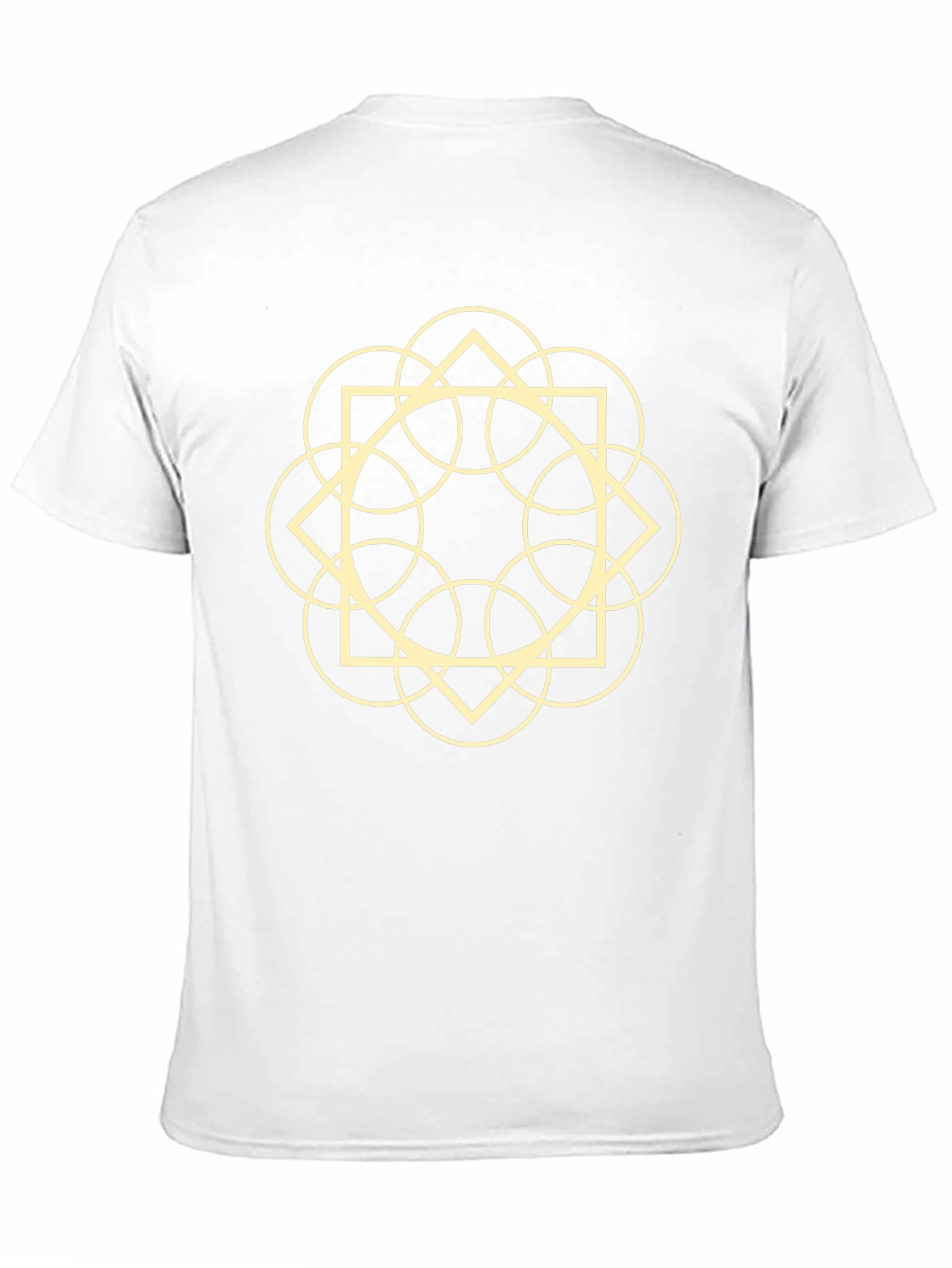 Geometric Symbol Graphic Tee - Black
