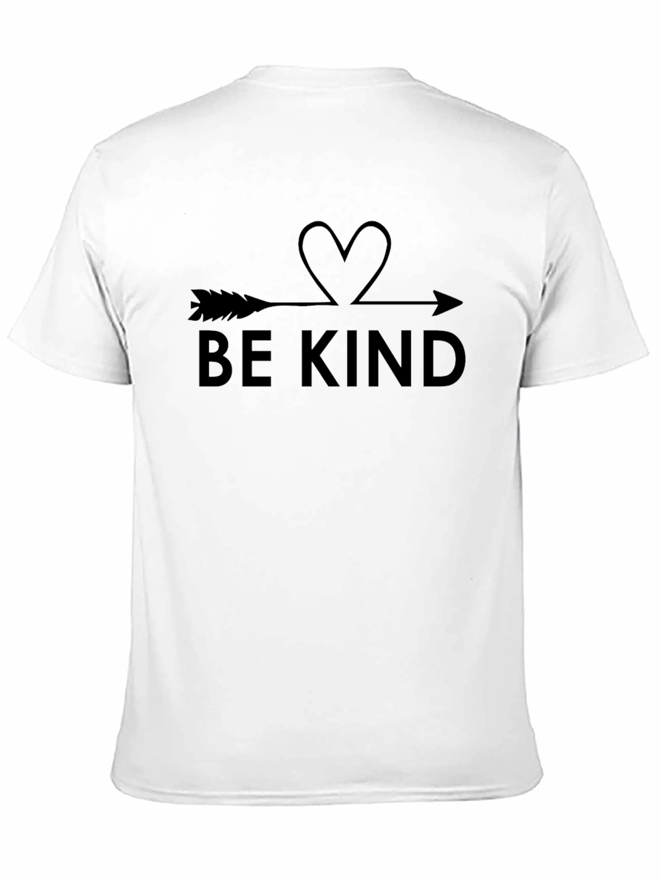 Be Kind Arrow Heart Black T-Shirt
