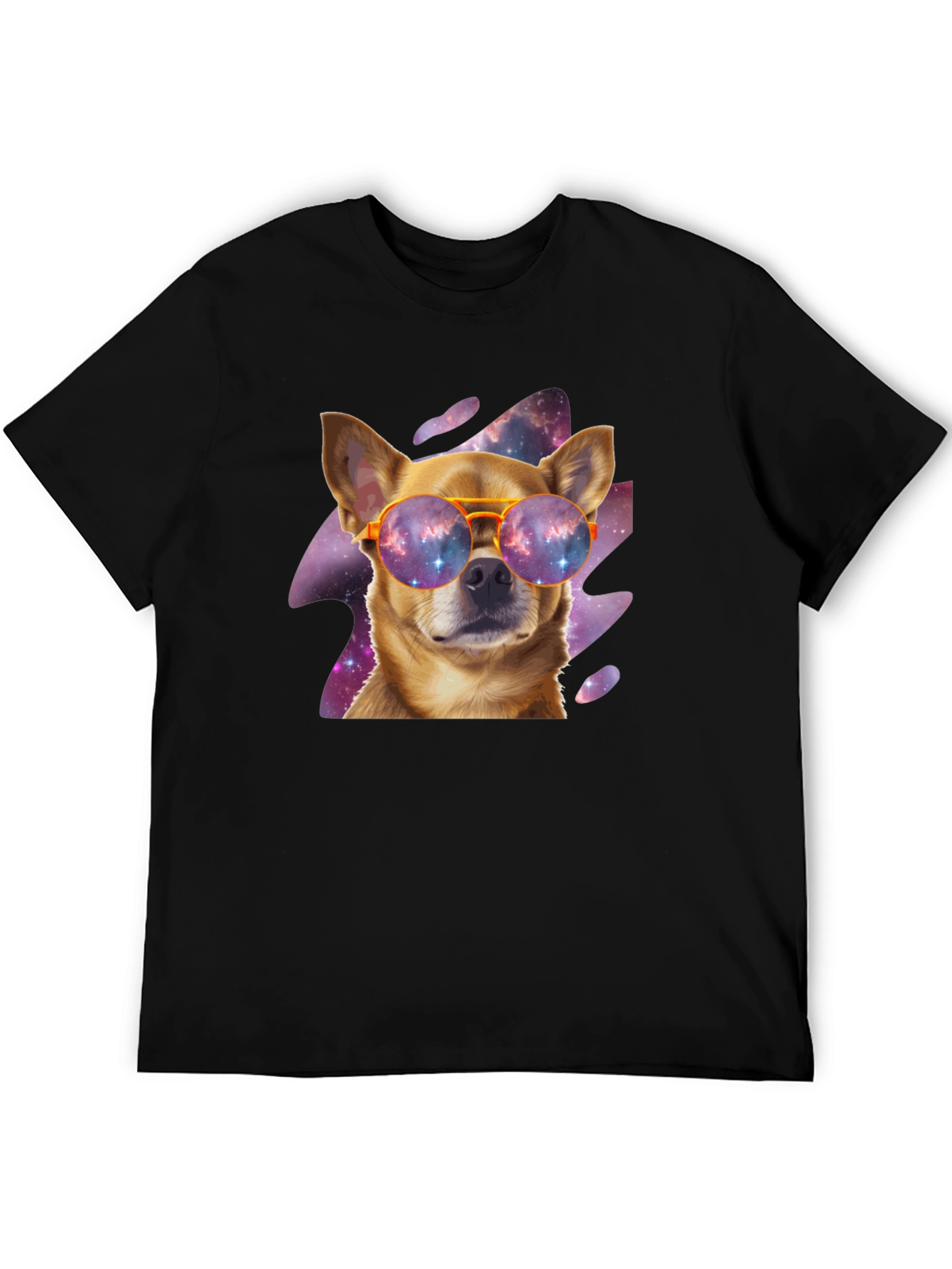 Galaxy Chihuahua Sunglasses T-Shirt – Cool Dog Lover Graphic Tee