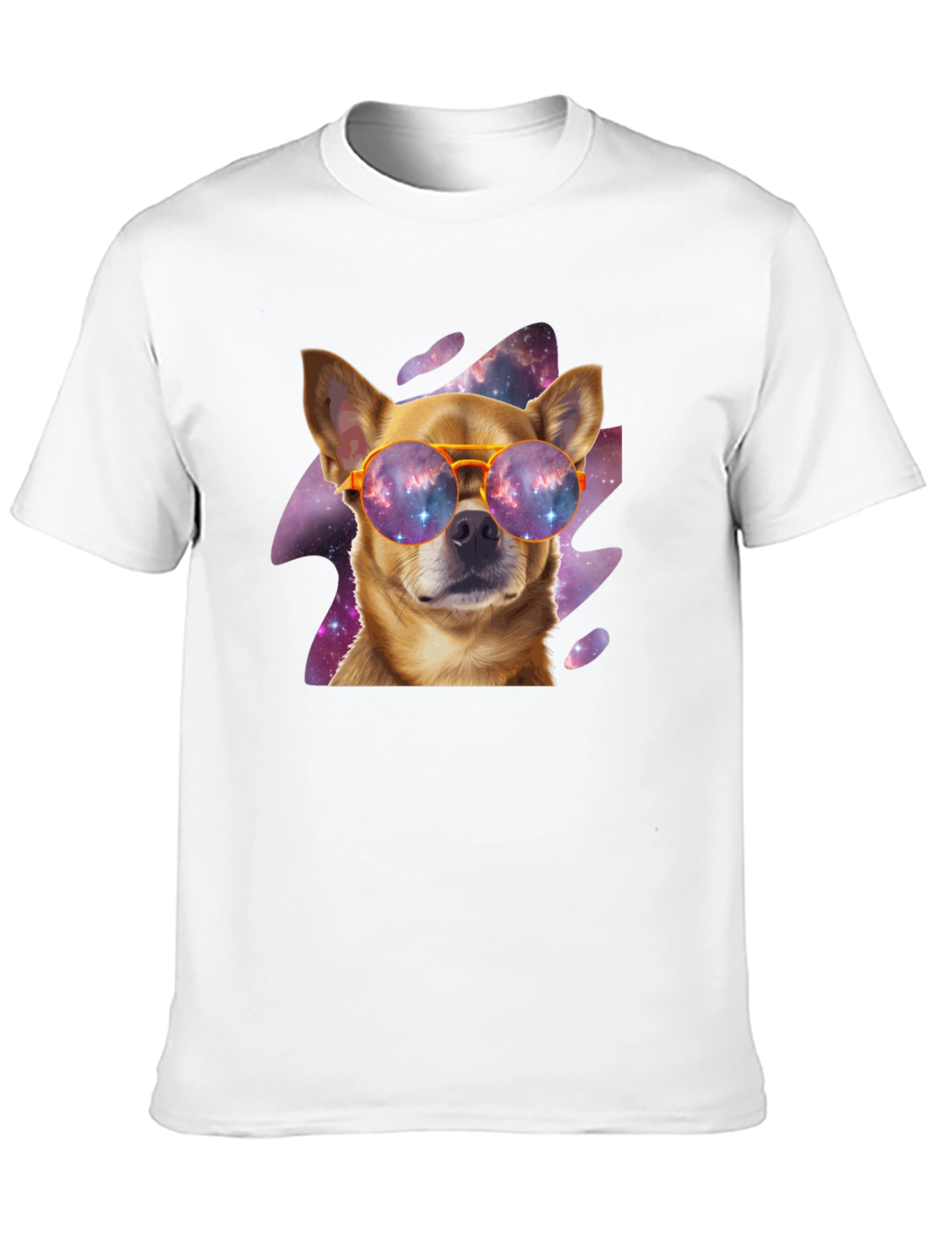 Galaxy Chihuahua Sunglasses T-Shirt – Cool Dog Lover Graphic Tee