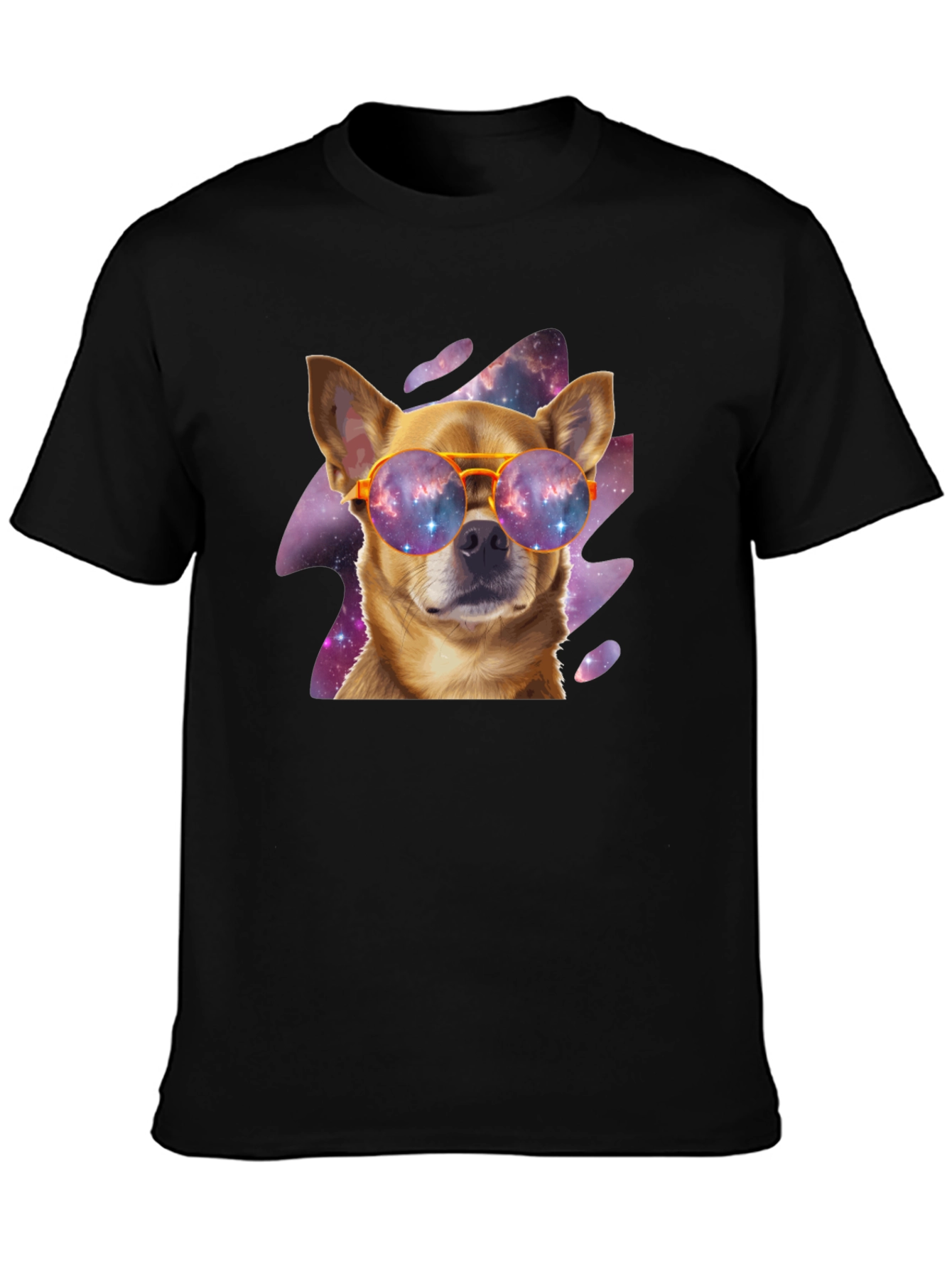 Galaxy Chihuahua Sunglasses T-Shirt – Cool Dog Lover Graphic Tee