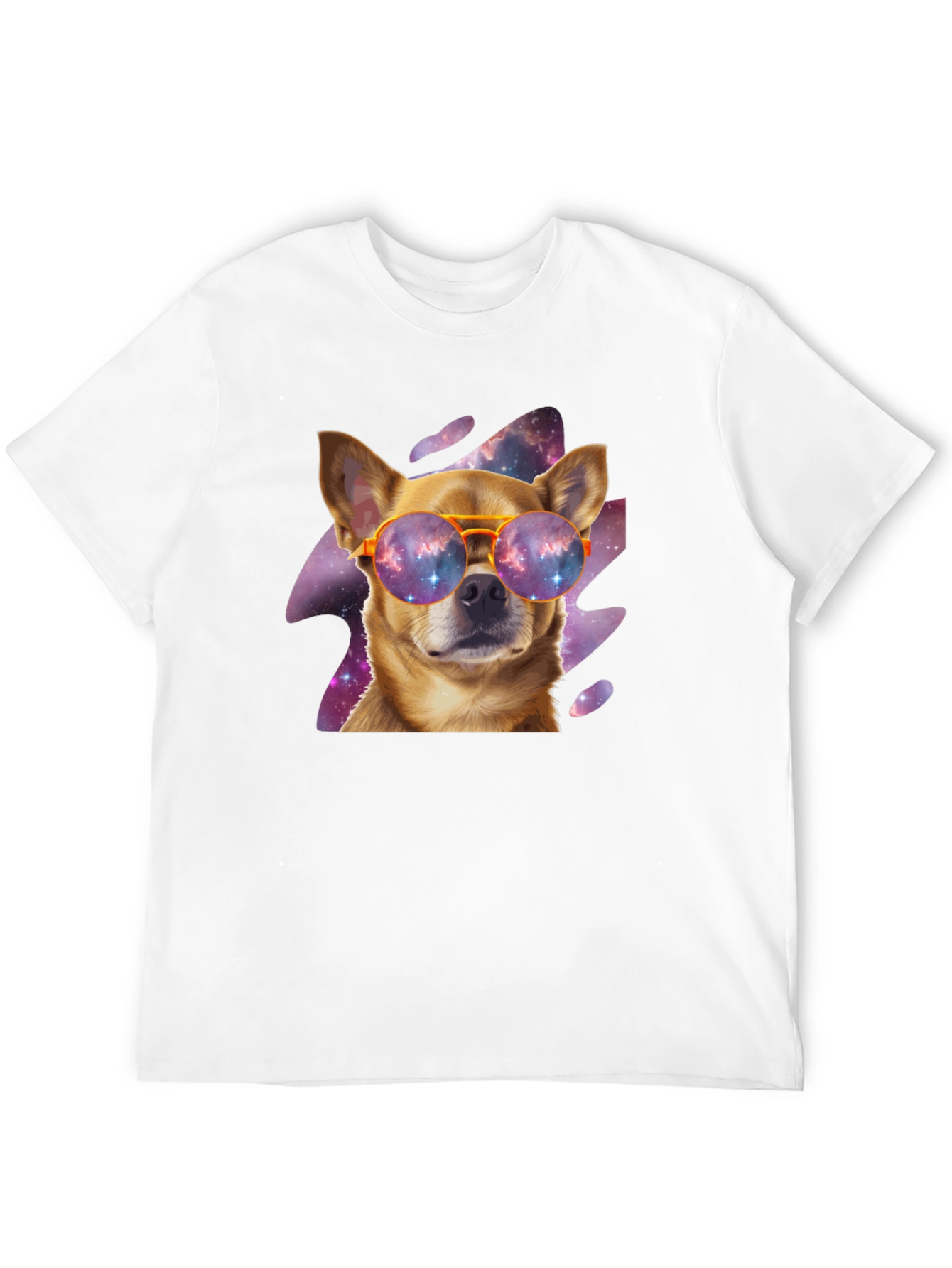 Galaxy Chihuahua Sunglasses T-Shirt – Cool Dog Lover Graphic Tee