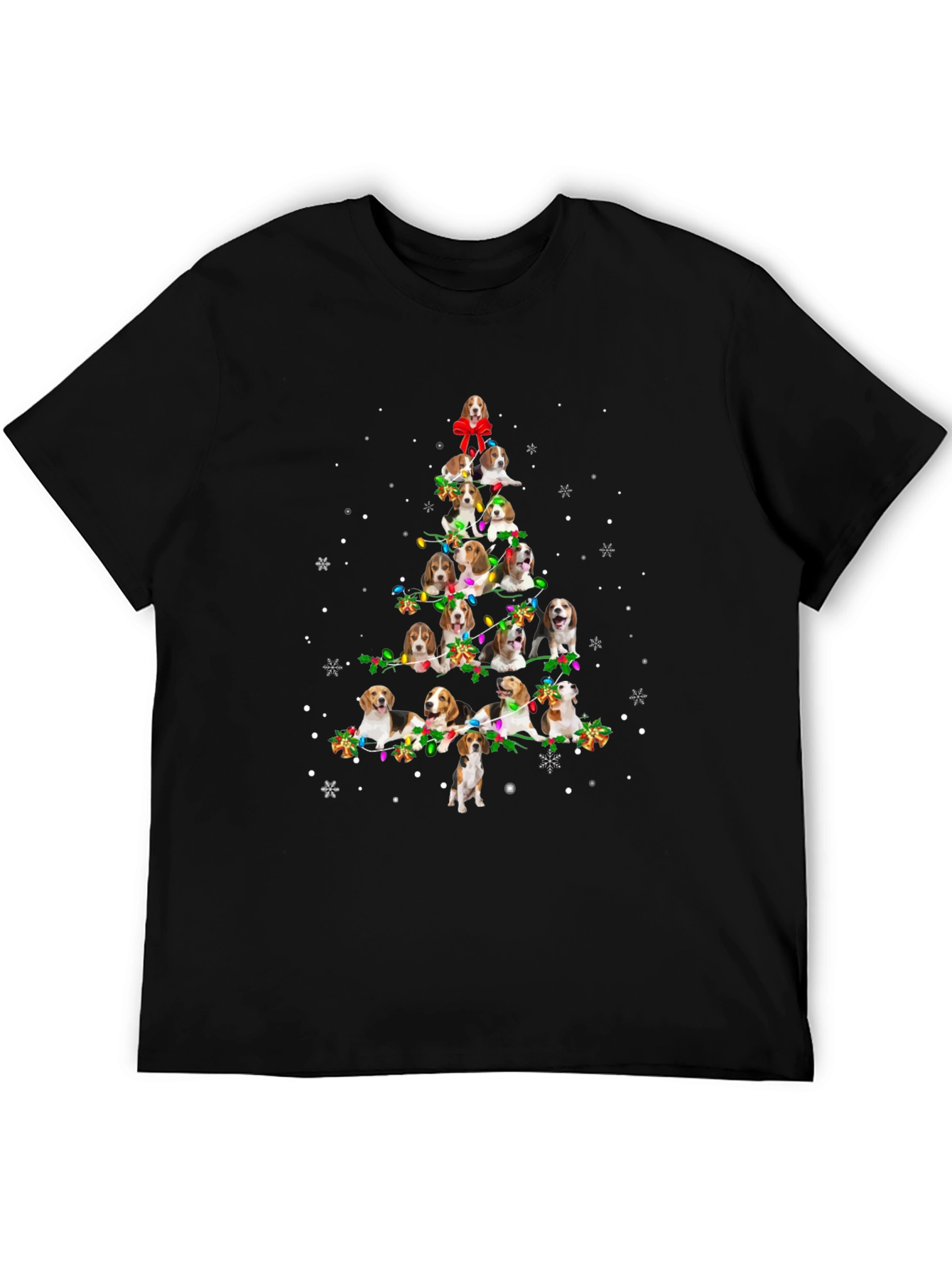 Beagle Christmas Tree T-Shirt | Funny Beagle Holiday Tee | Dog Lover Christmas Gift | Free Shipping $50+