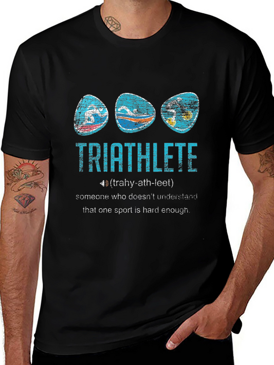 Triathlete Definition Graphic T-Shirt