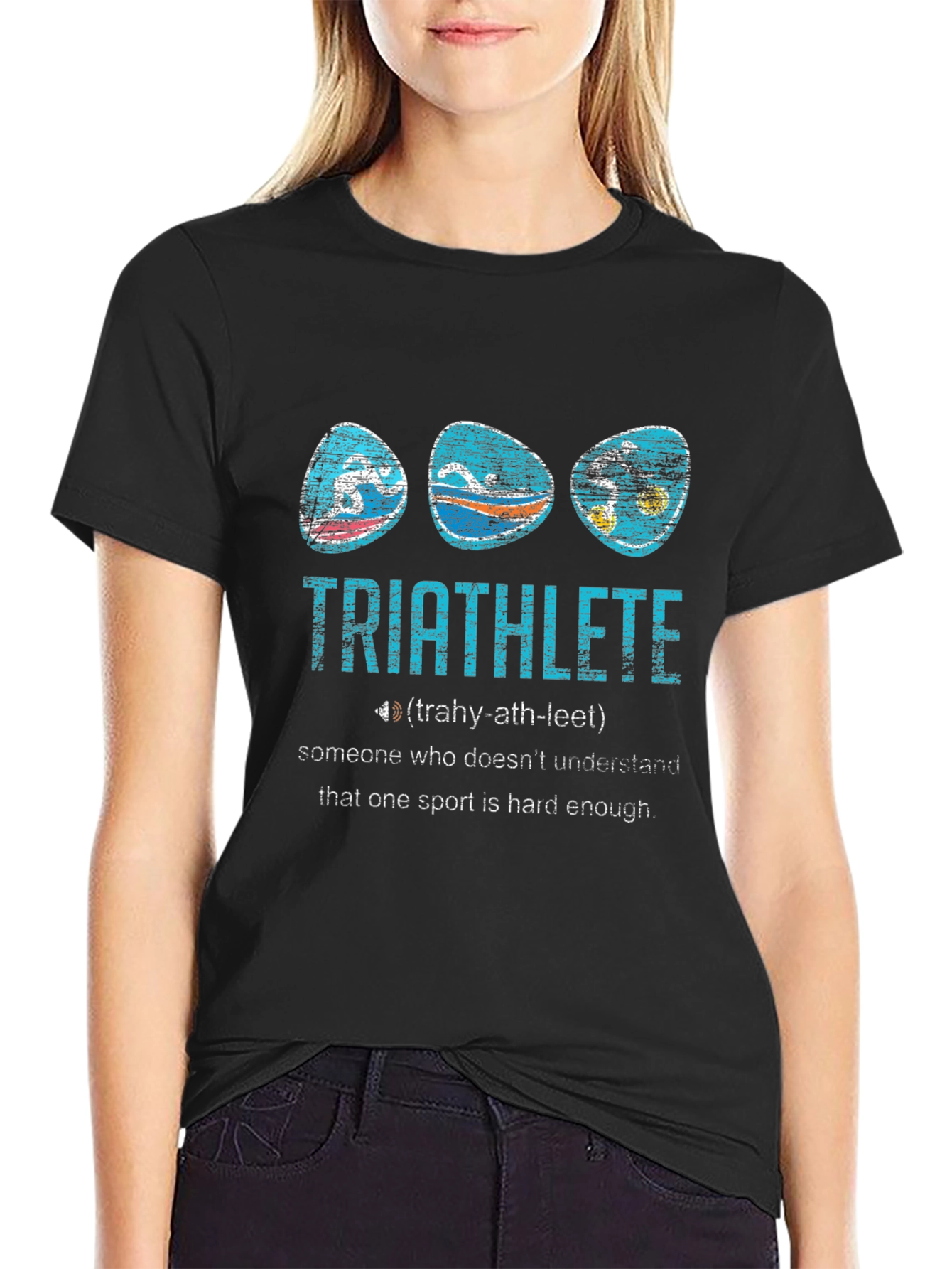 Triathlete Definition Graphic T-Shirt