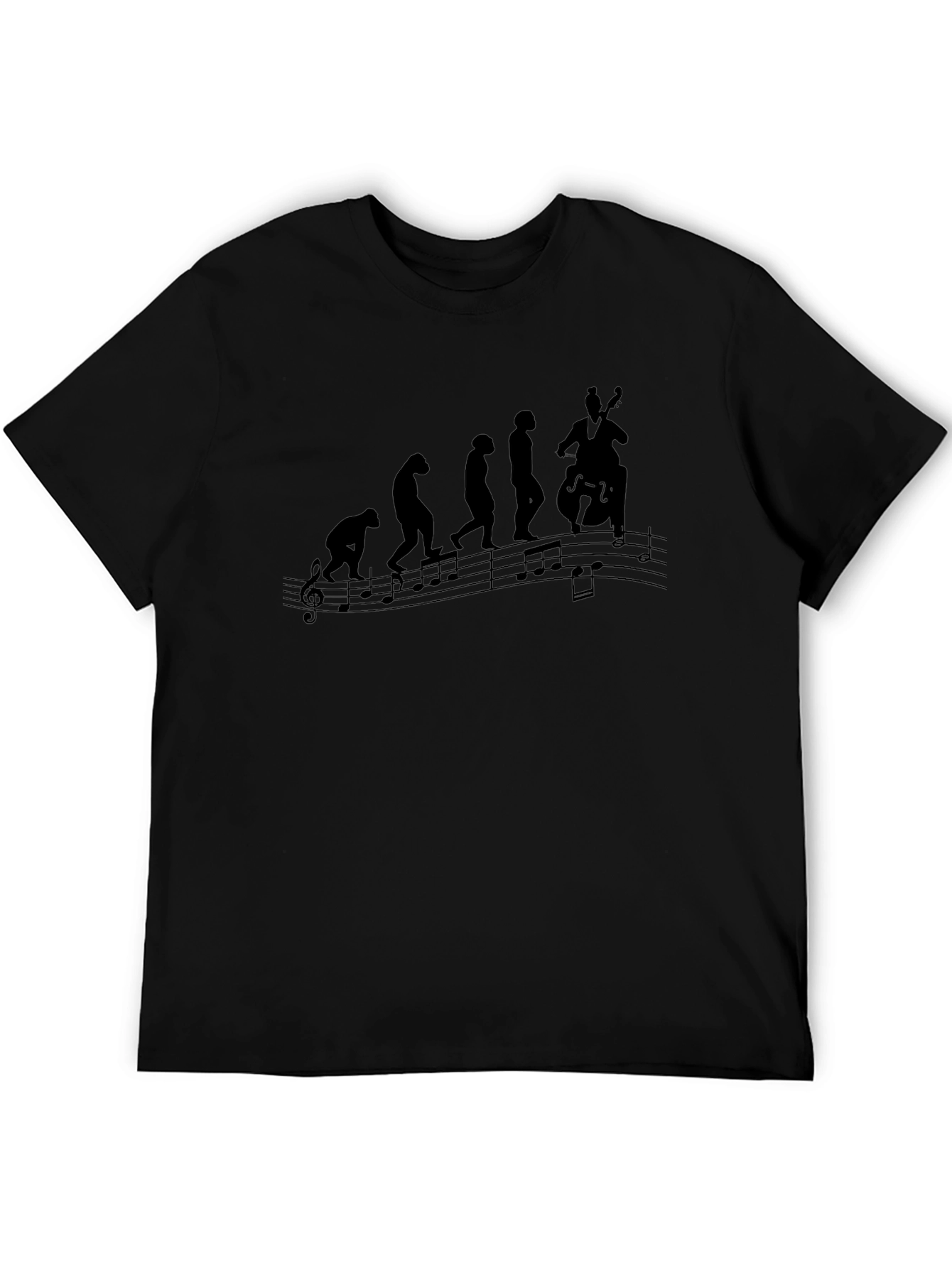 Musical Evolution Black T-Shirt
