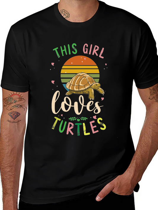 This Girl Loves Turtles Graphic Tee