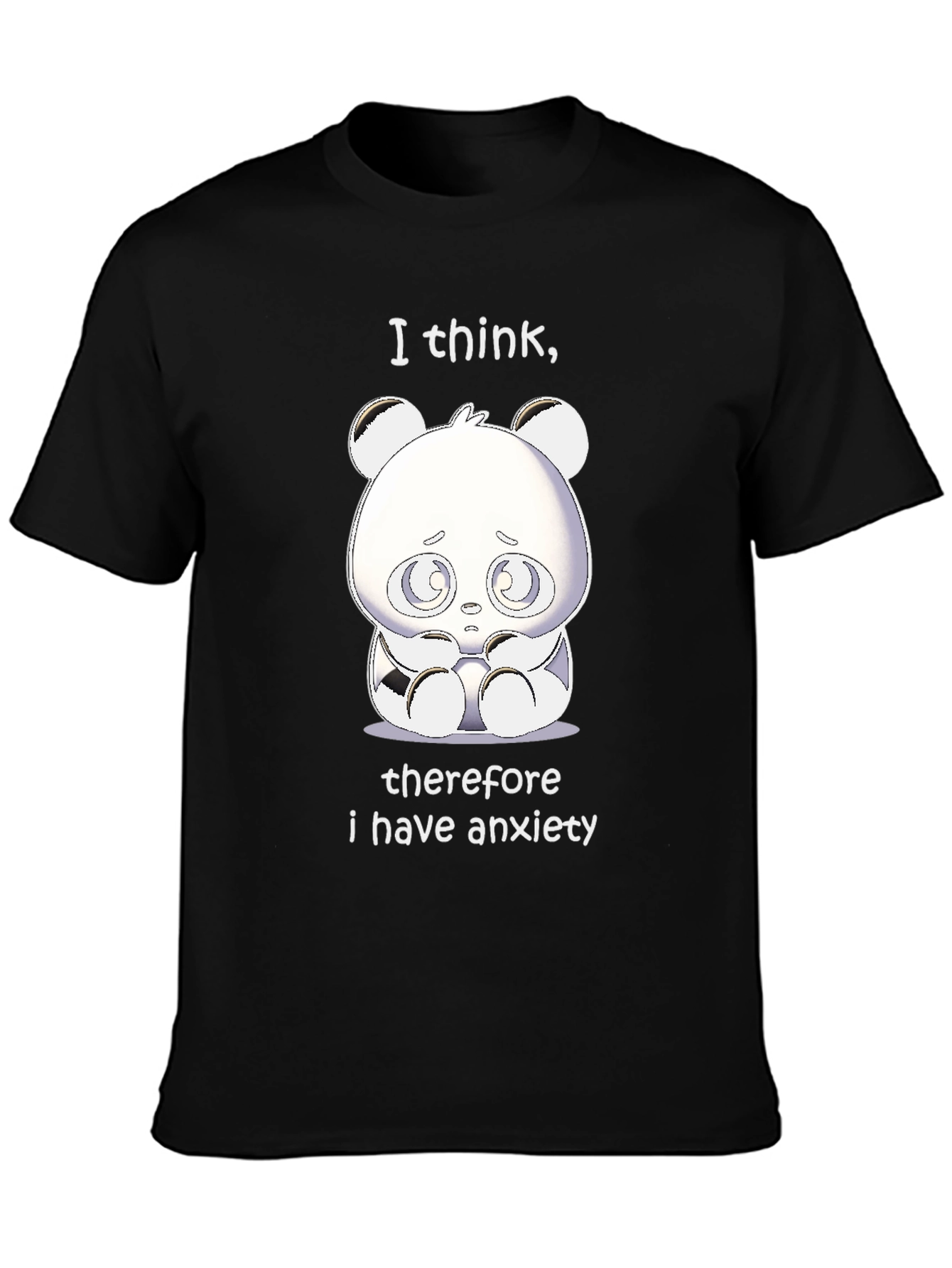 Anxiety Panda Graphic T-Shirt