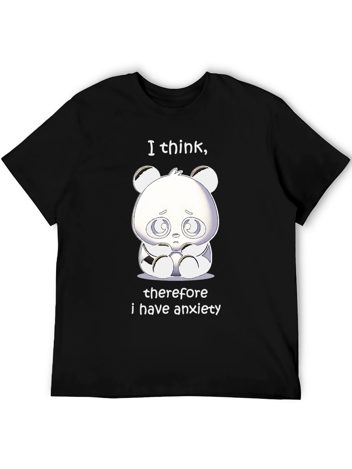 Anxiety Panda Graphic T-Shirt