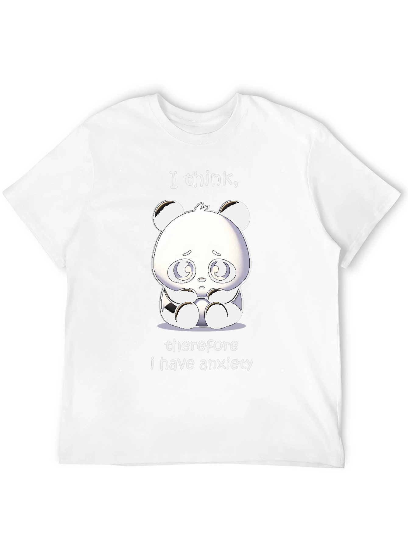 Anxiety Panda Graphic T-Shirt