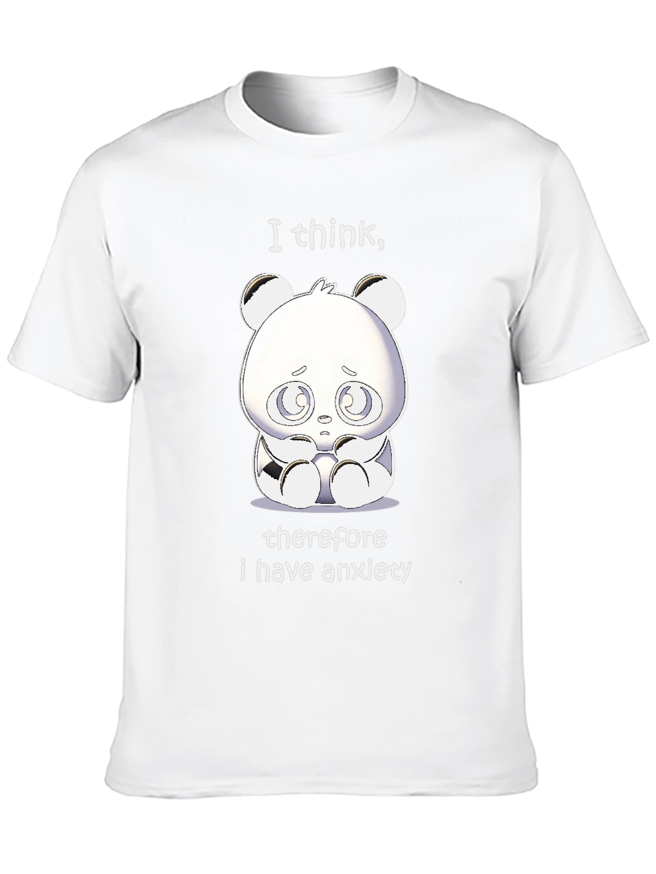 Anxiety Panda Graphic T-Shirt