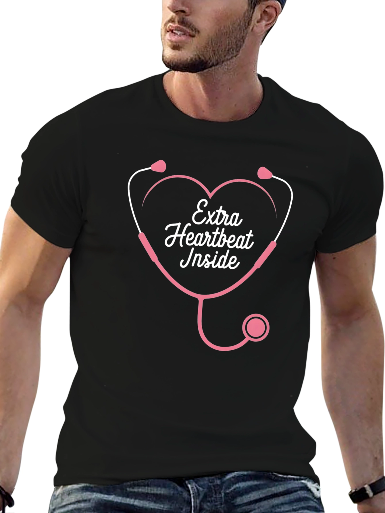Extra Heartbeat Inside T-Shirt - Pregnancy Tee
