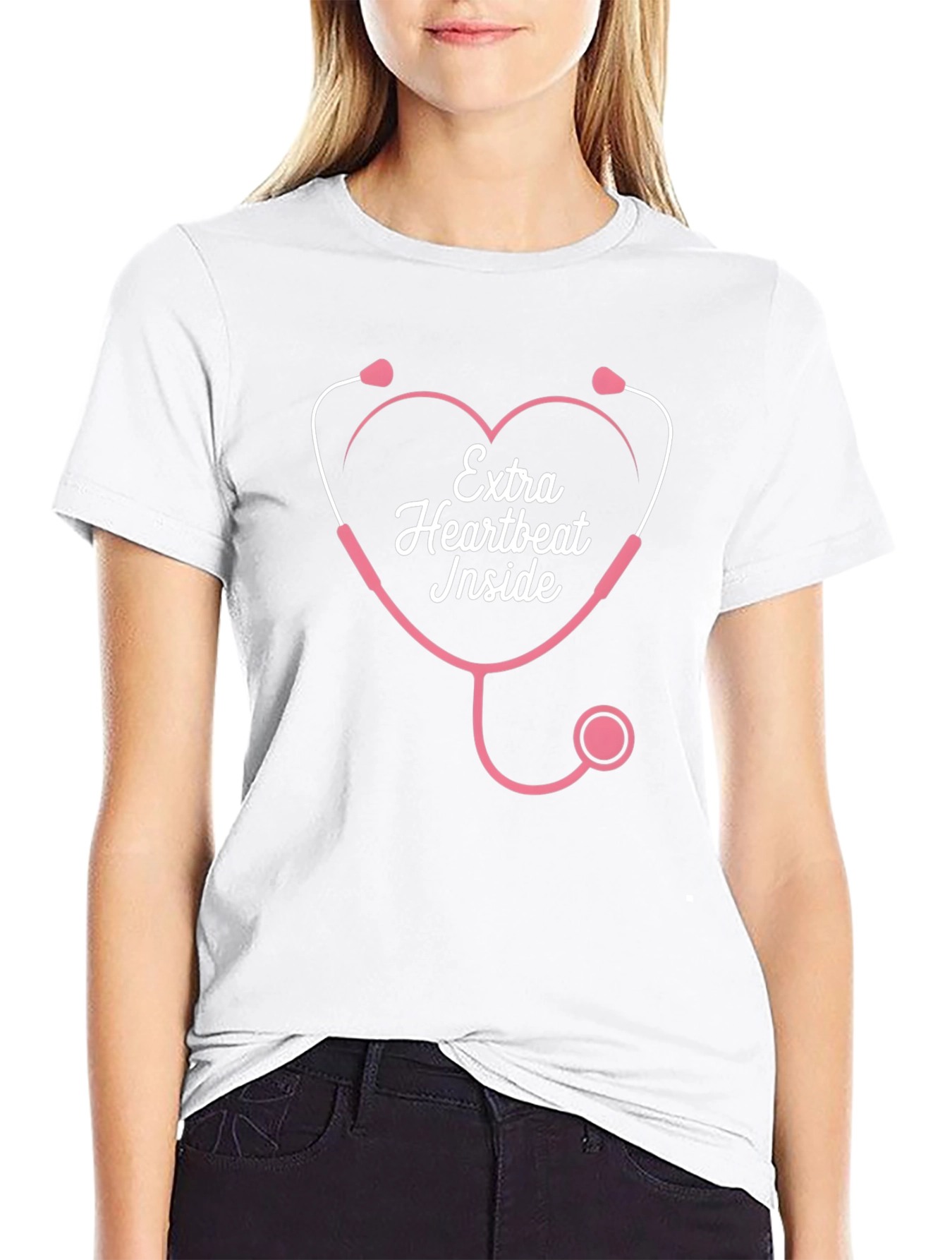 Extra Heartbeat Inside T-Shirt - Pregnancy Tee