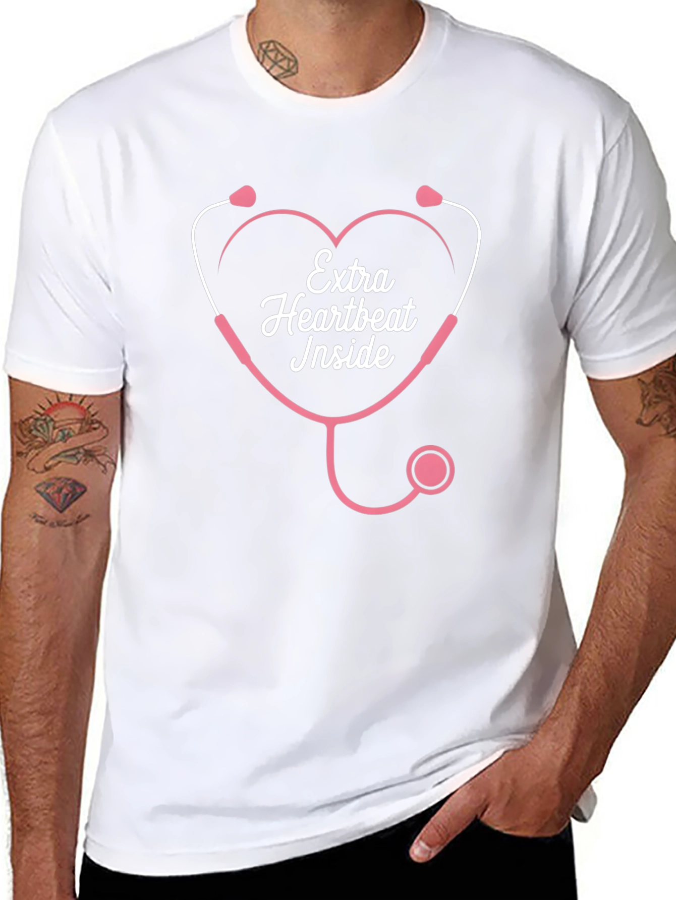 Extra Heartbeat Inside T-Shirt - Pregnancy Tee