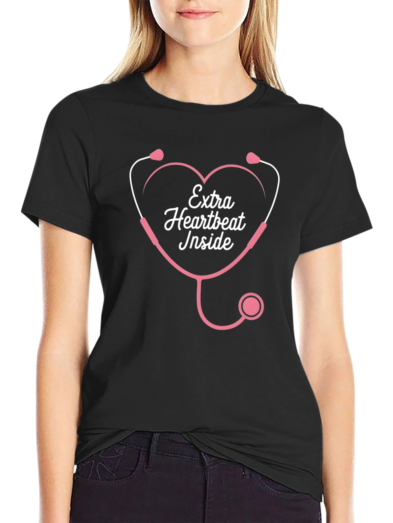 Extra Heartbeat Inside T-Shirt - Pregnancy Tee