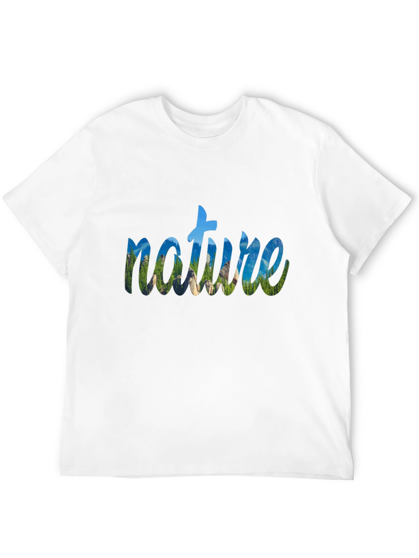 Nature Graphic Black T-Shirt