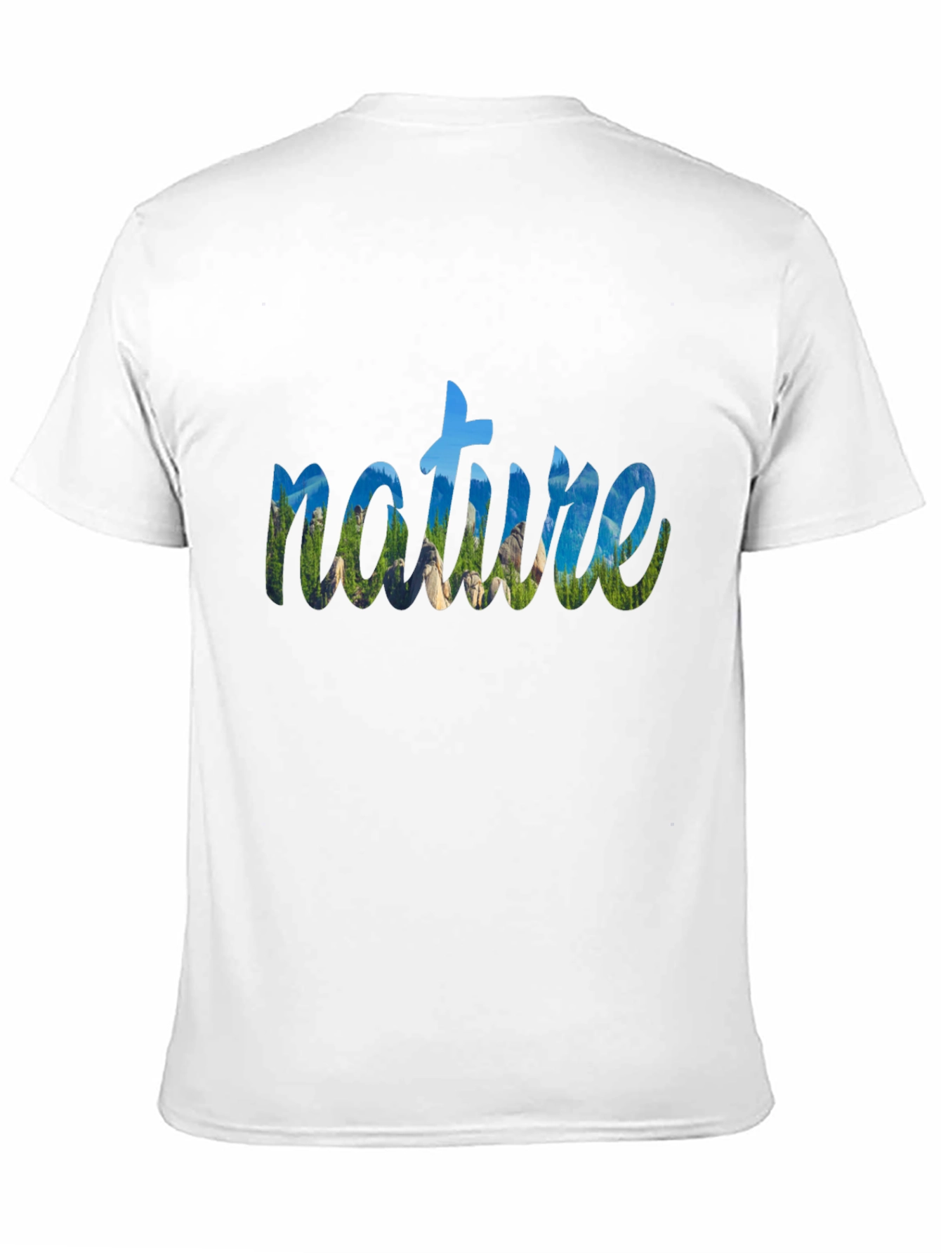 Nature Graphic Black T-Shirt